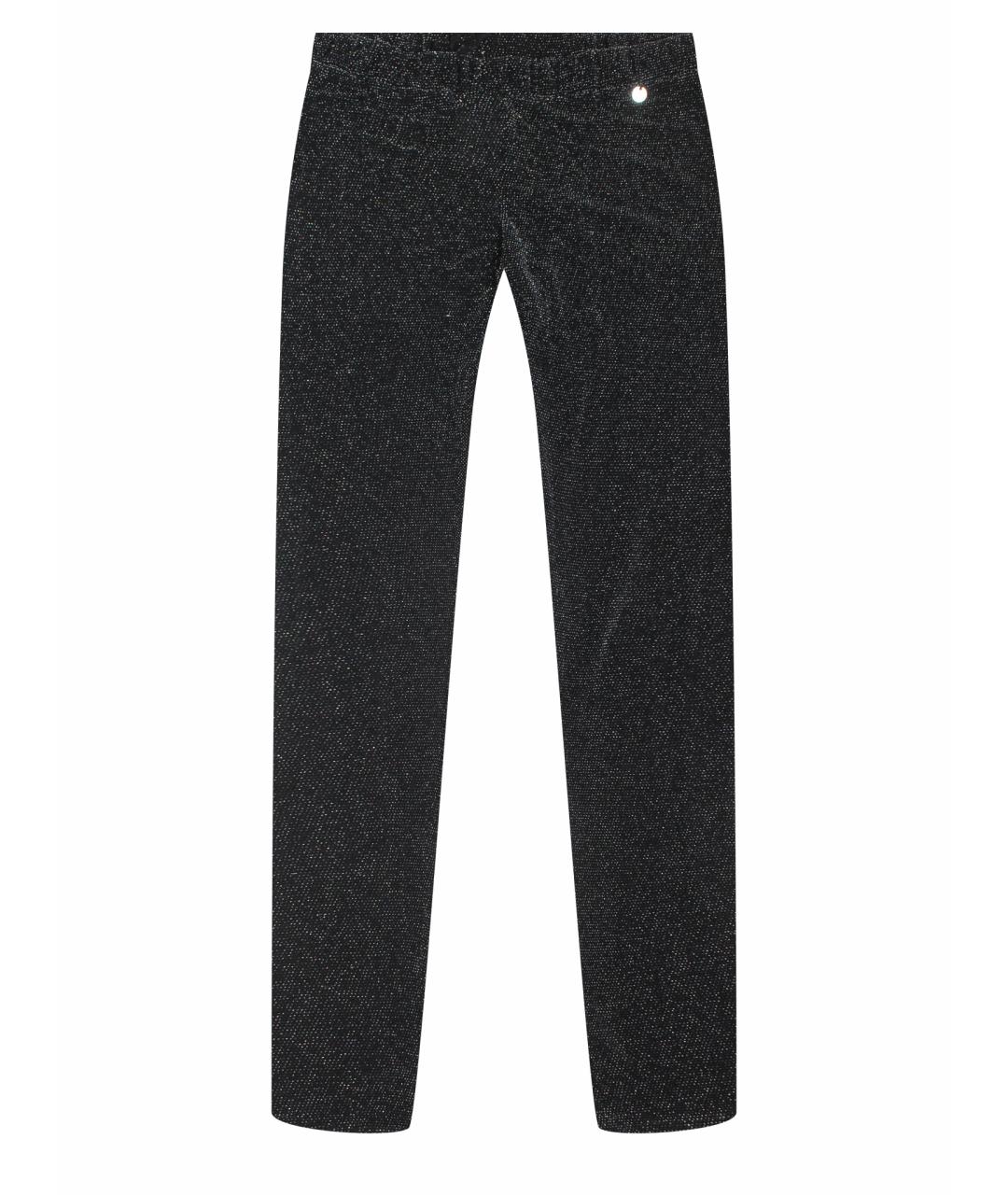 LIU JO Черные полиамидовые брюки узкие, фото 1