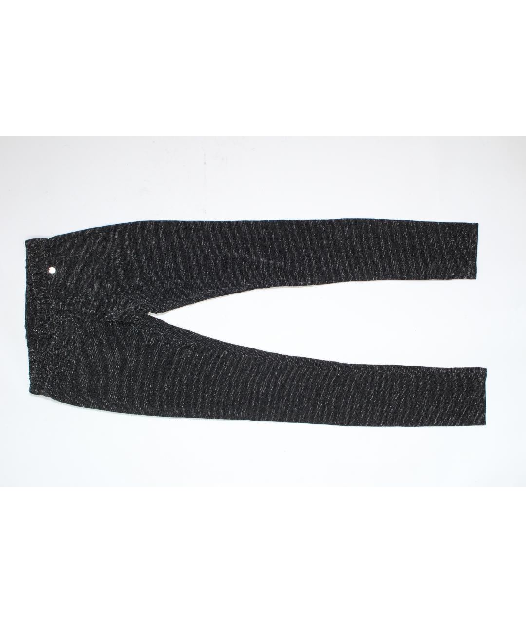 LIU JO Черные полиамидовые брюки узкие, фото 2