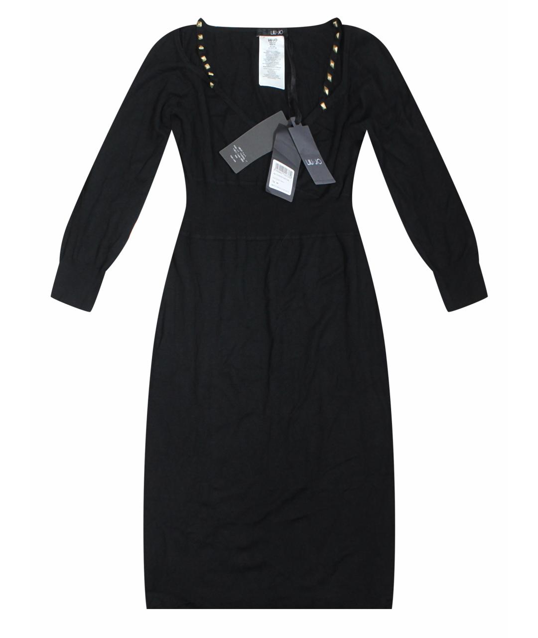 LIU JO Черное повседневное платье, фото 1