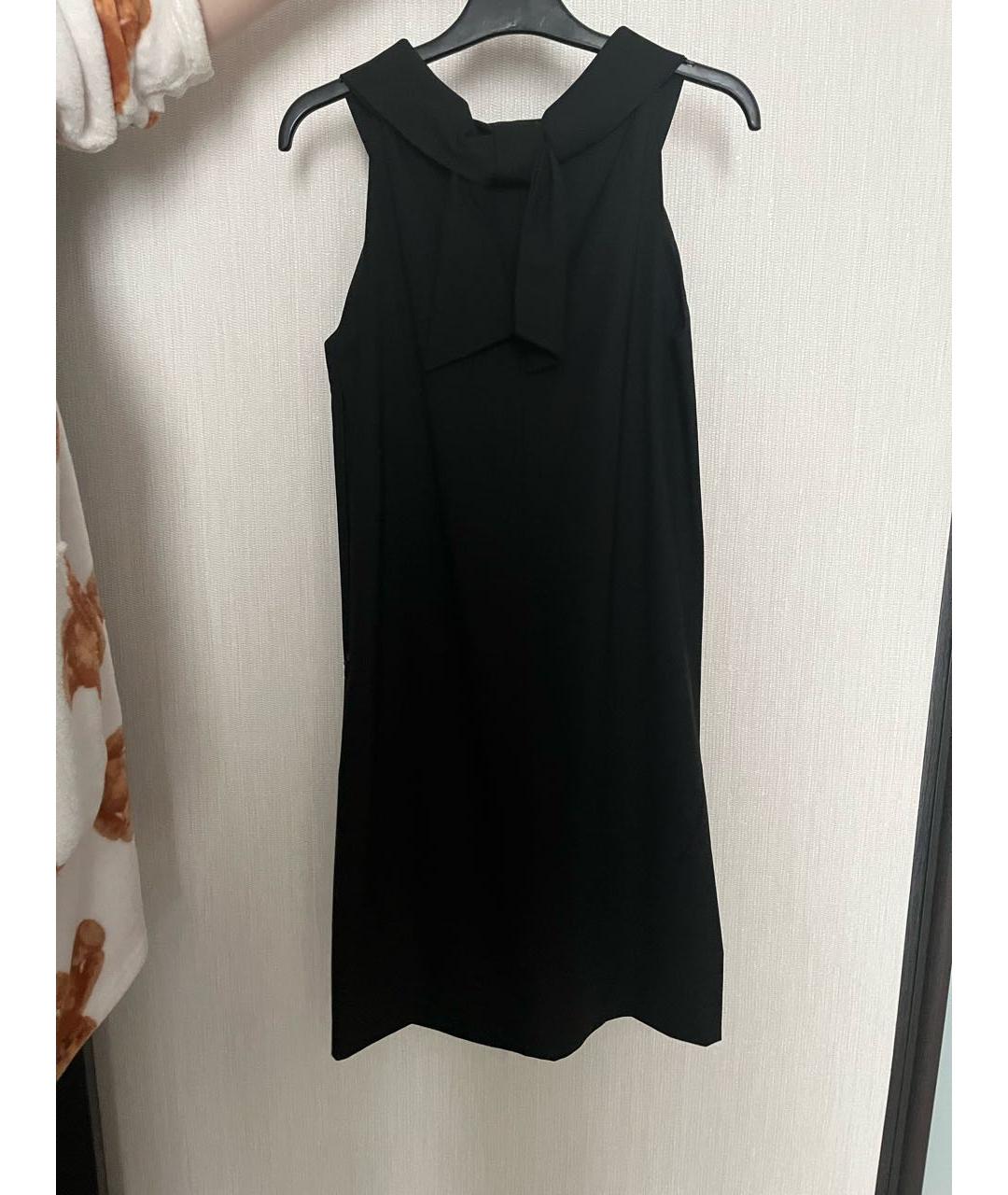 P.A.R.O.S.H. Черное ацетатное повседневное платье, фото 2