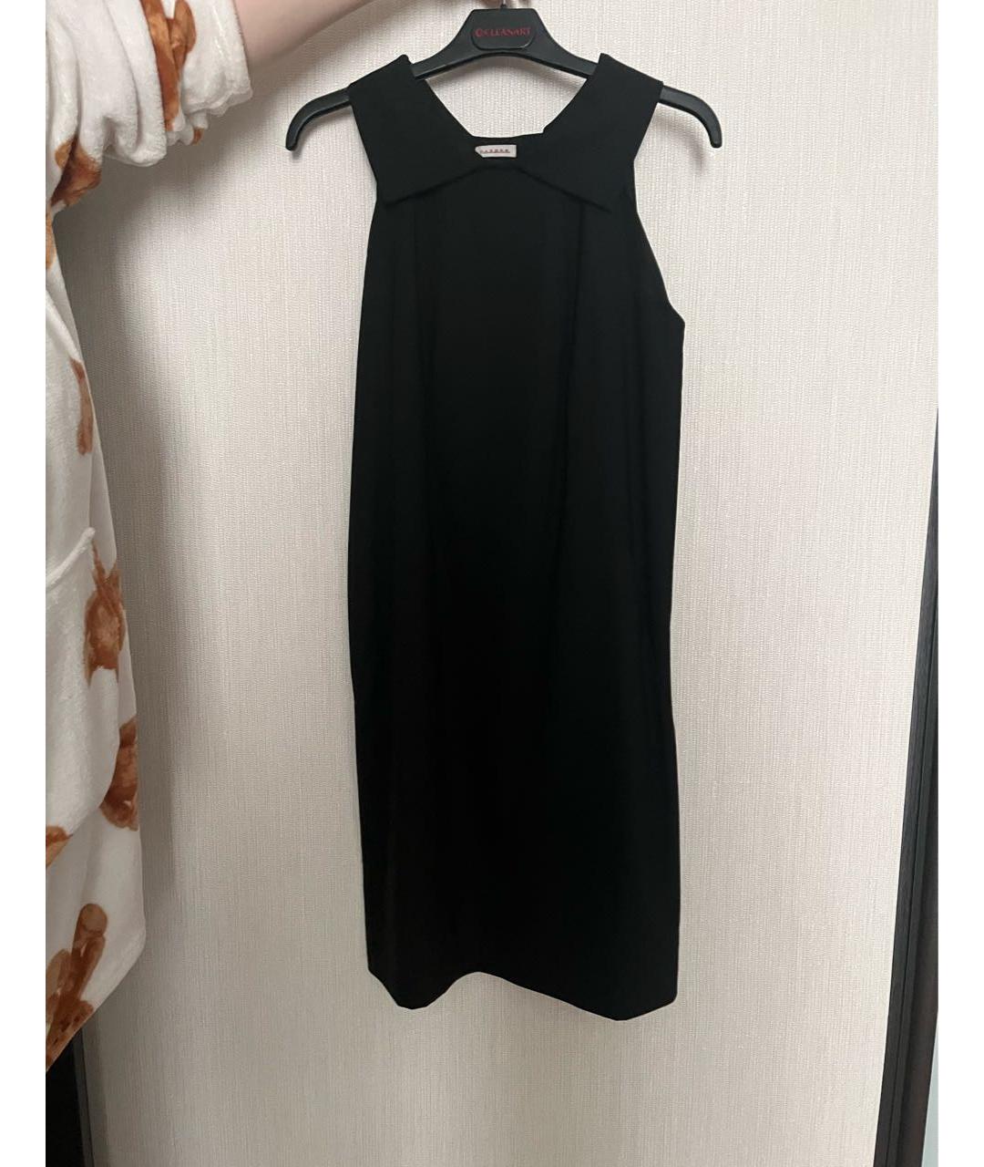 P.A.R.O.S.H. Черное ацетатное повседневное платье, фото 8