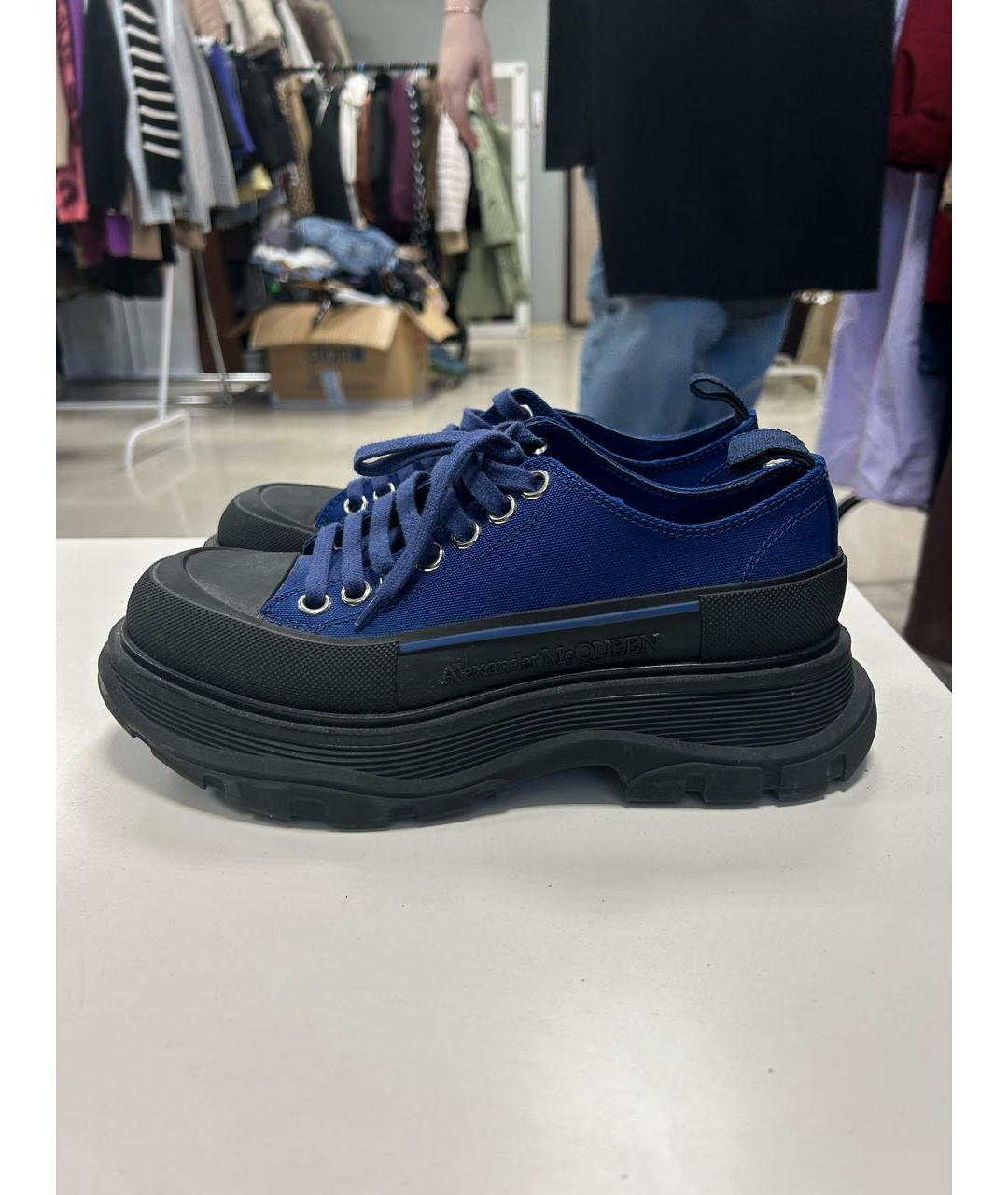 MCQ ALEXANDER MCQUEEN Синие ботинки, фото 8