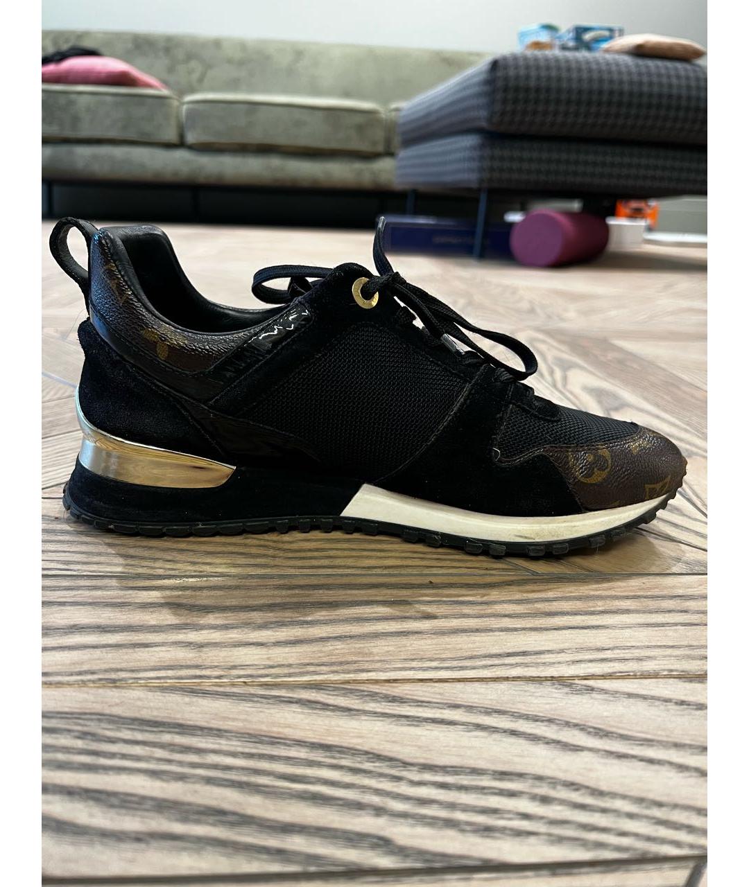 LOUIS VUITTON Черные кроссовки, фото 7
