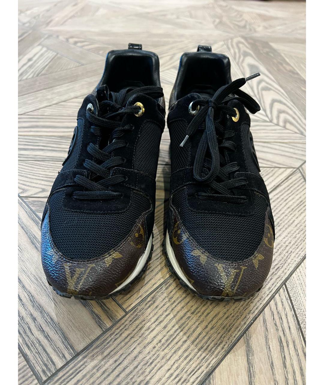 LOUIS VUITTON Черные кроссовки, фото 2