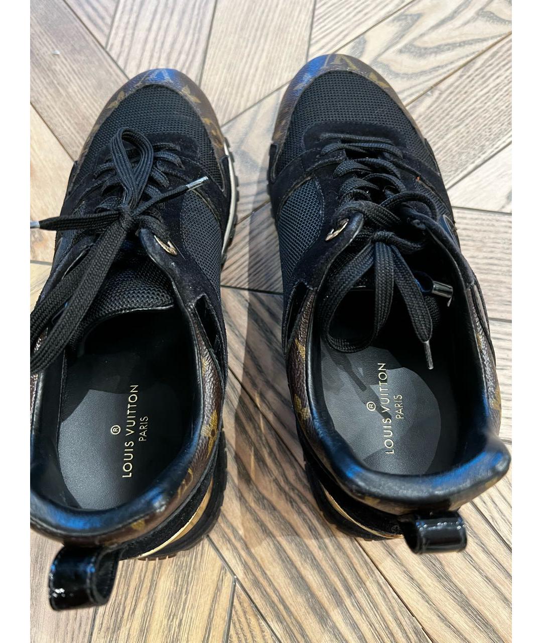 LOUIS VUITTON Черные кроссовки, фото 5