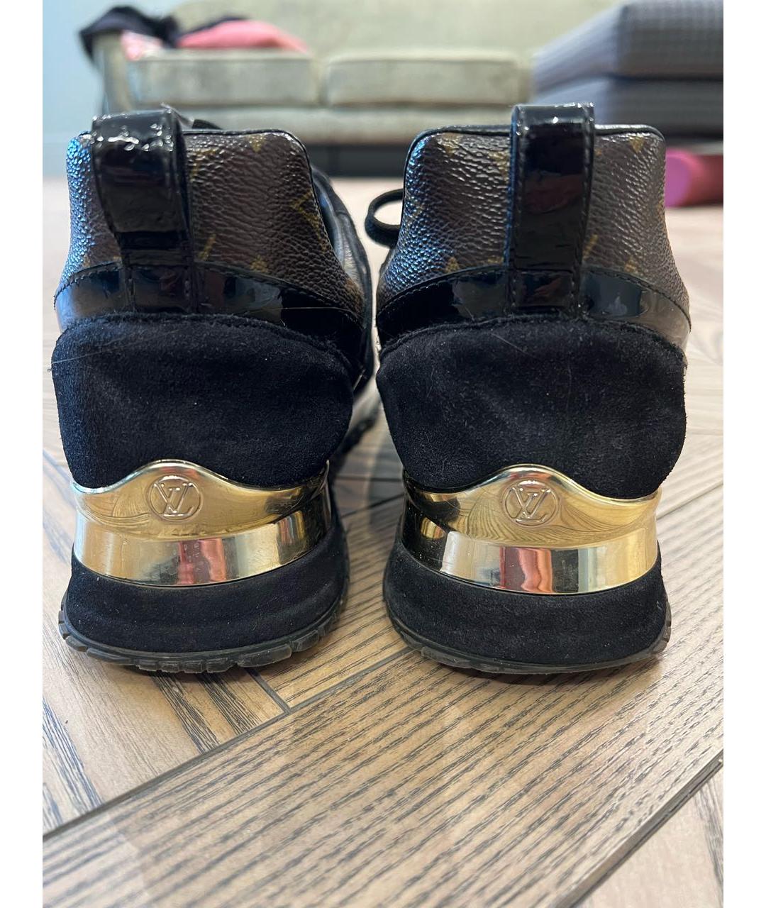 LOUIS VUITTON Черные кроссовки, фото 3