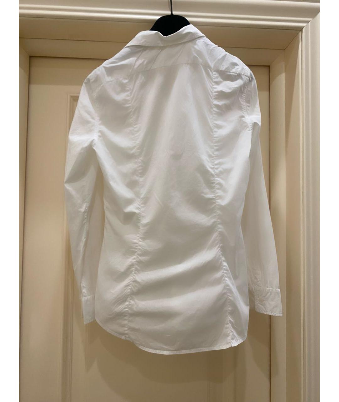DOLCE&GABBANA Белая хлопковая рубашка, фото 2