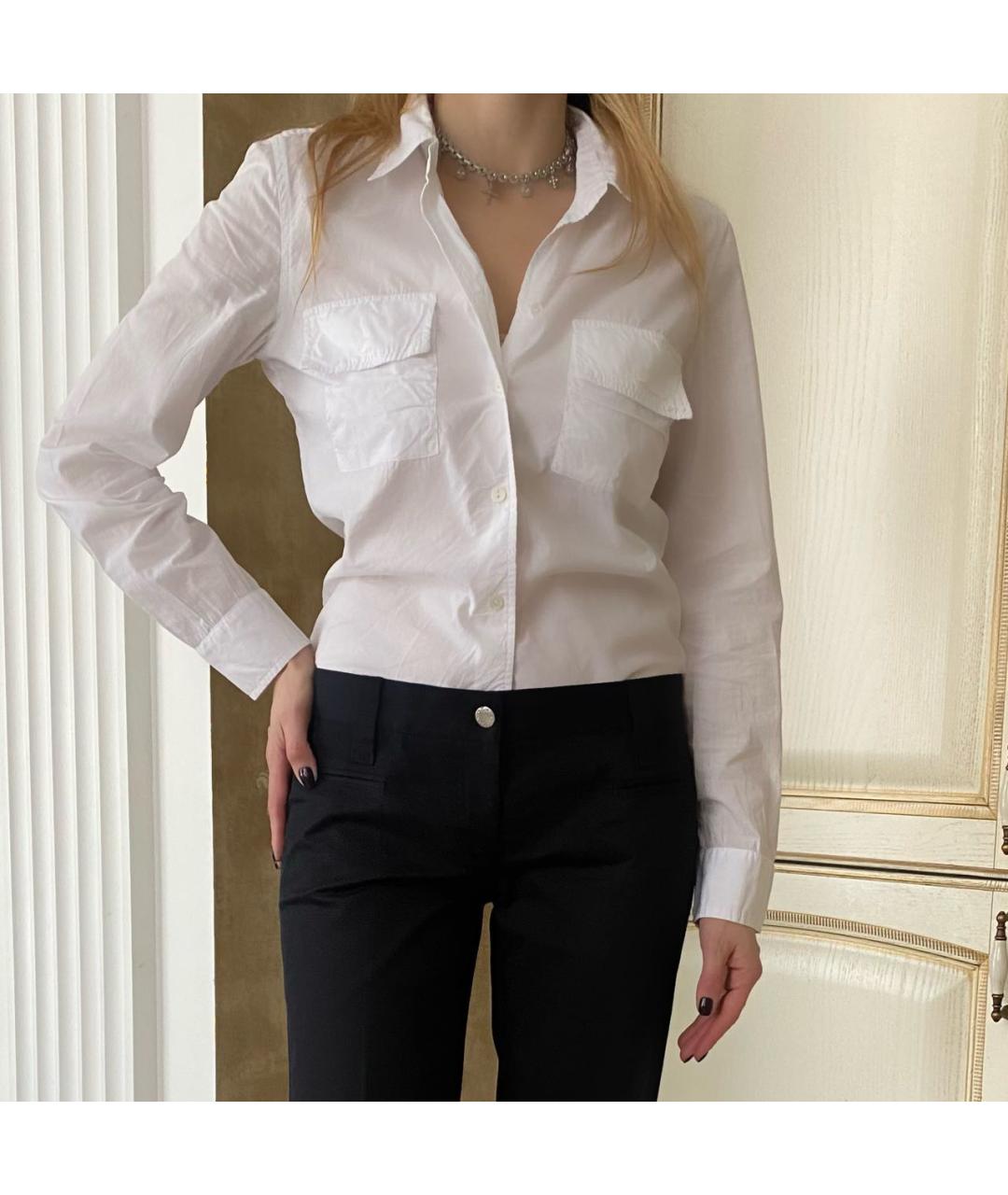 DOLCE&GABBANA Белая хлопковая рубашка, фото 3