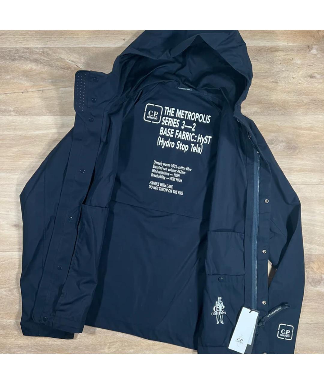 CP COMPANY Темно-синяя хлопковая куртка, фото 5