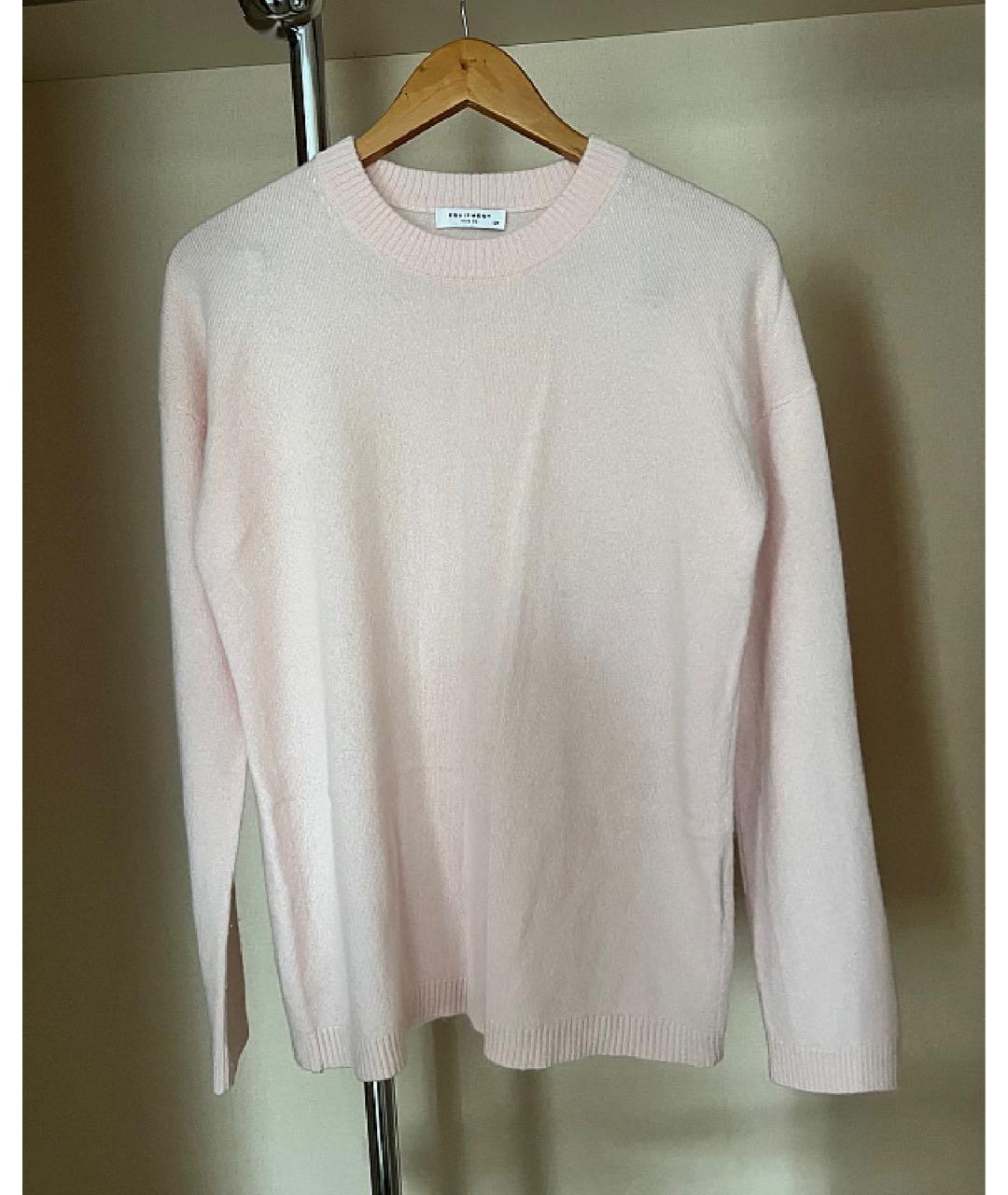 EQUIPMENT Розовый кашемировый джемпер / свитер, фото 5