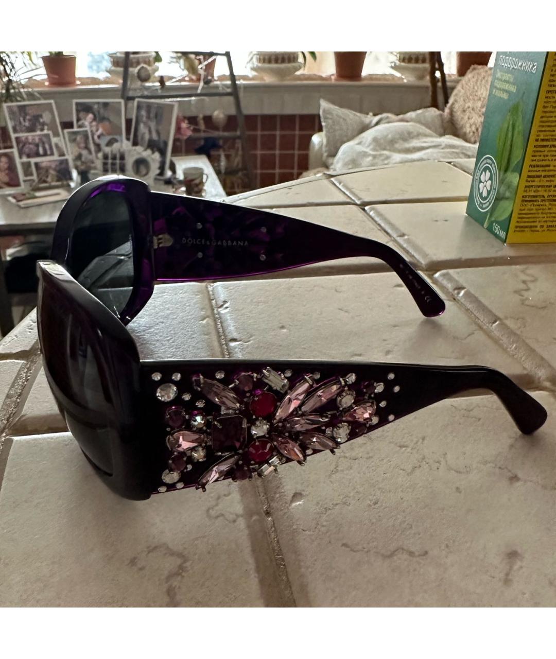 DOLCE&GABBANA Черные солнцезащитные очки, фото 7