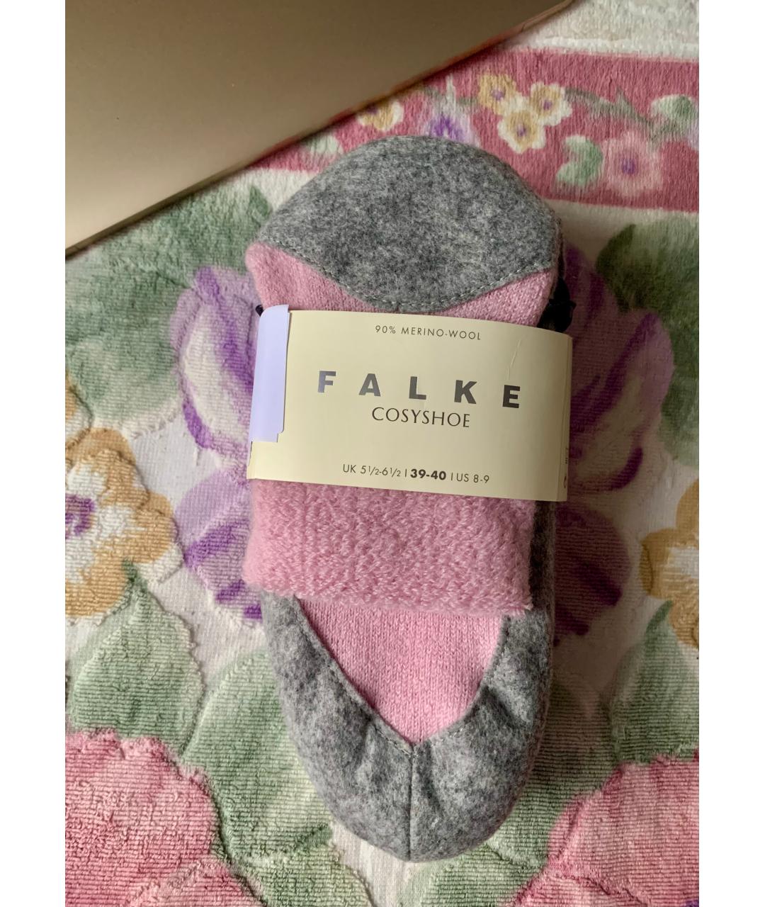 FALKE Розовые носки, чулки и колготы, фото 5