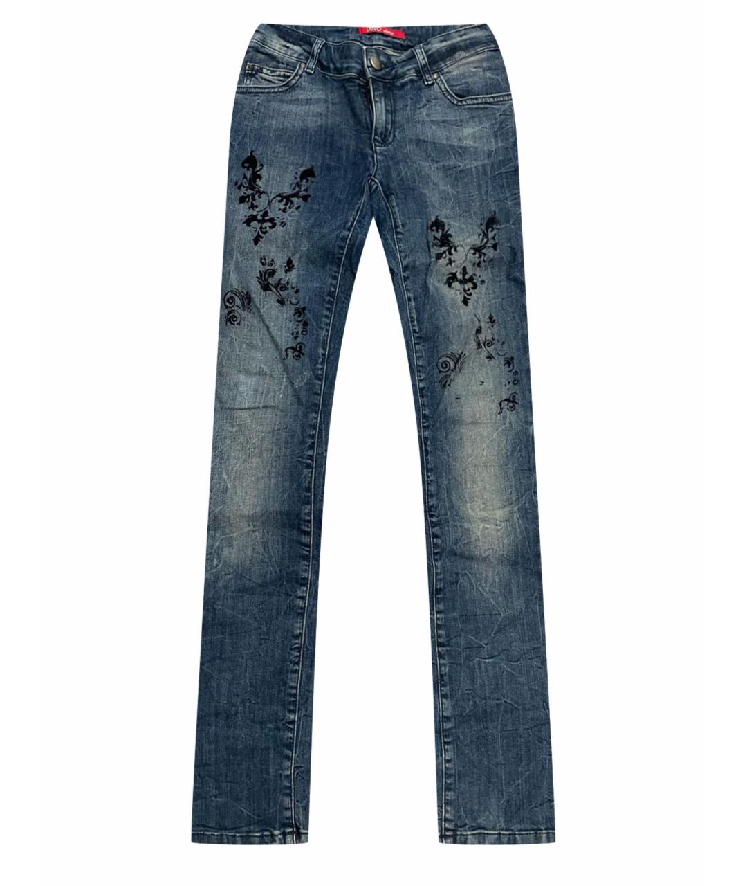 LIU JO KIDS Темно-синие хлопковые детские джинсы, фото 1