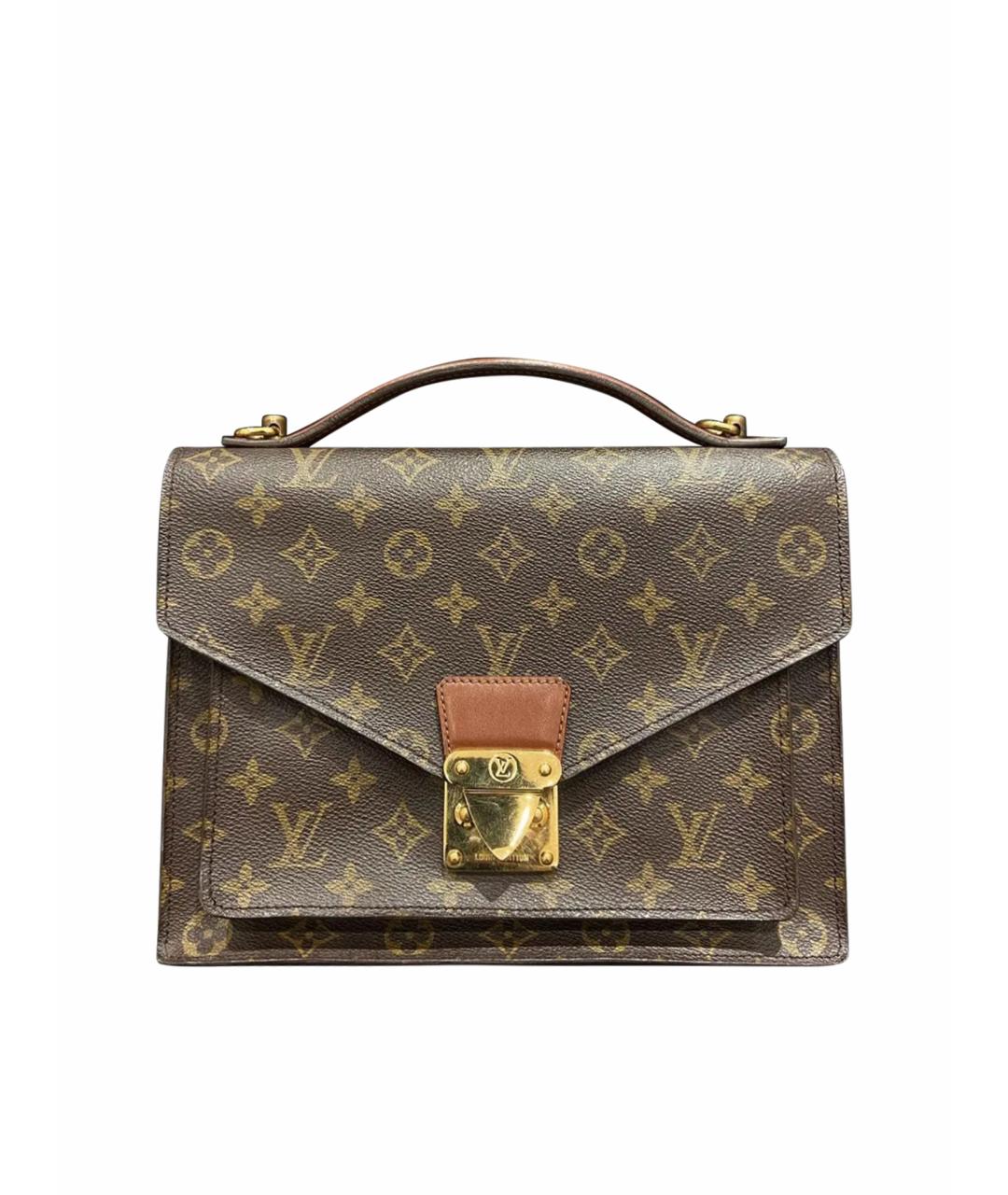 LOUIS VUITTON PRE-OWNED Коричневая сумка тоут, фото 1