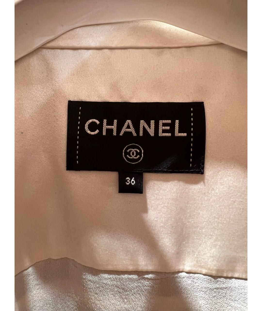 CHANEL Мульти шелковое повседневное платье, фото 6