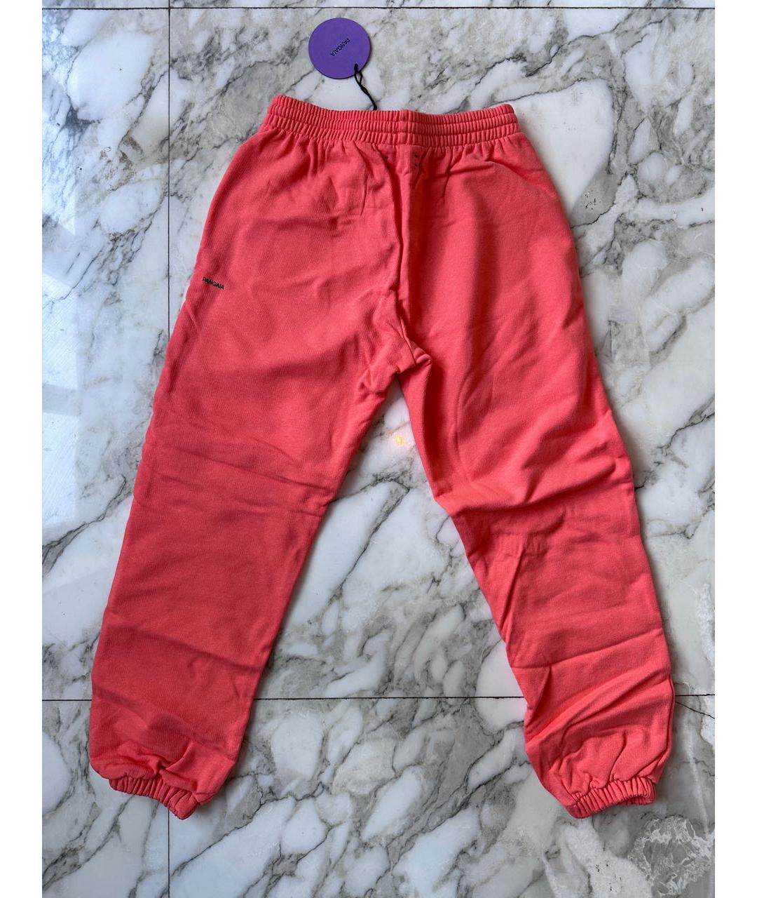 THE PANGAIA Коралловые хлопковые спортивные брюки и шорты, фото 3