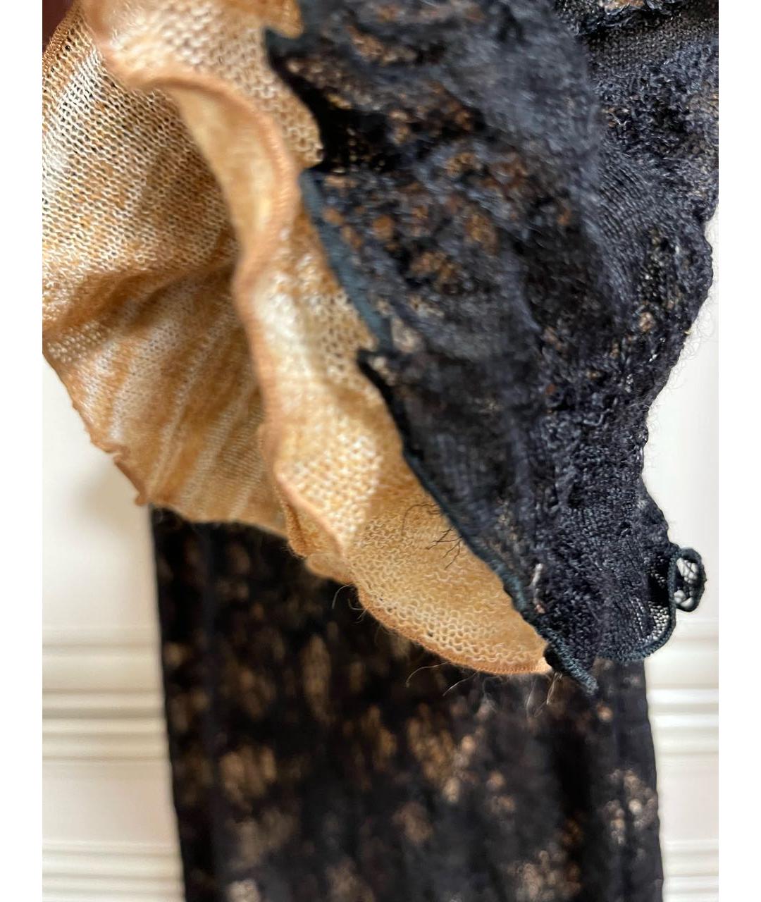 CHANEL PRE-OWNED Черное шерстяное коктейльное платье, фото 7