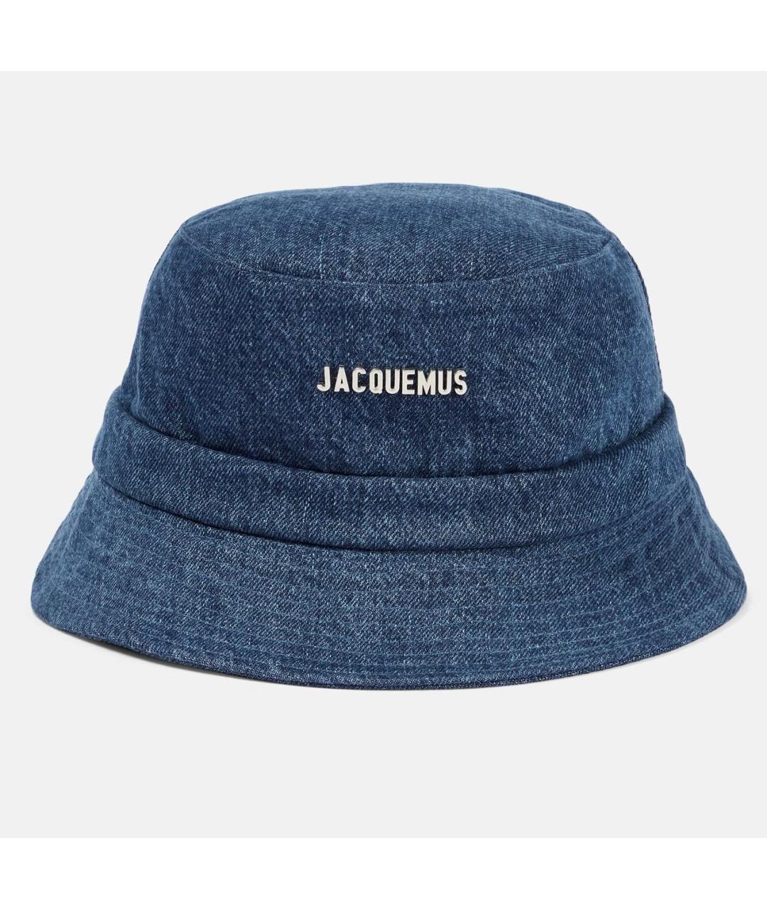 JACQUEMUS Синяя хлопковая панама, фото 6