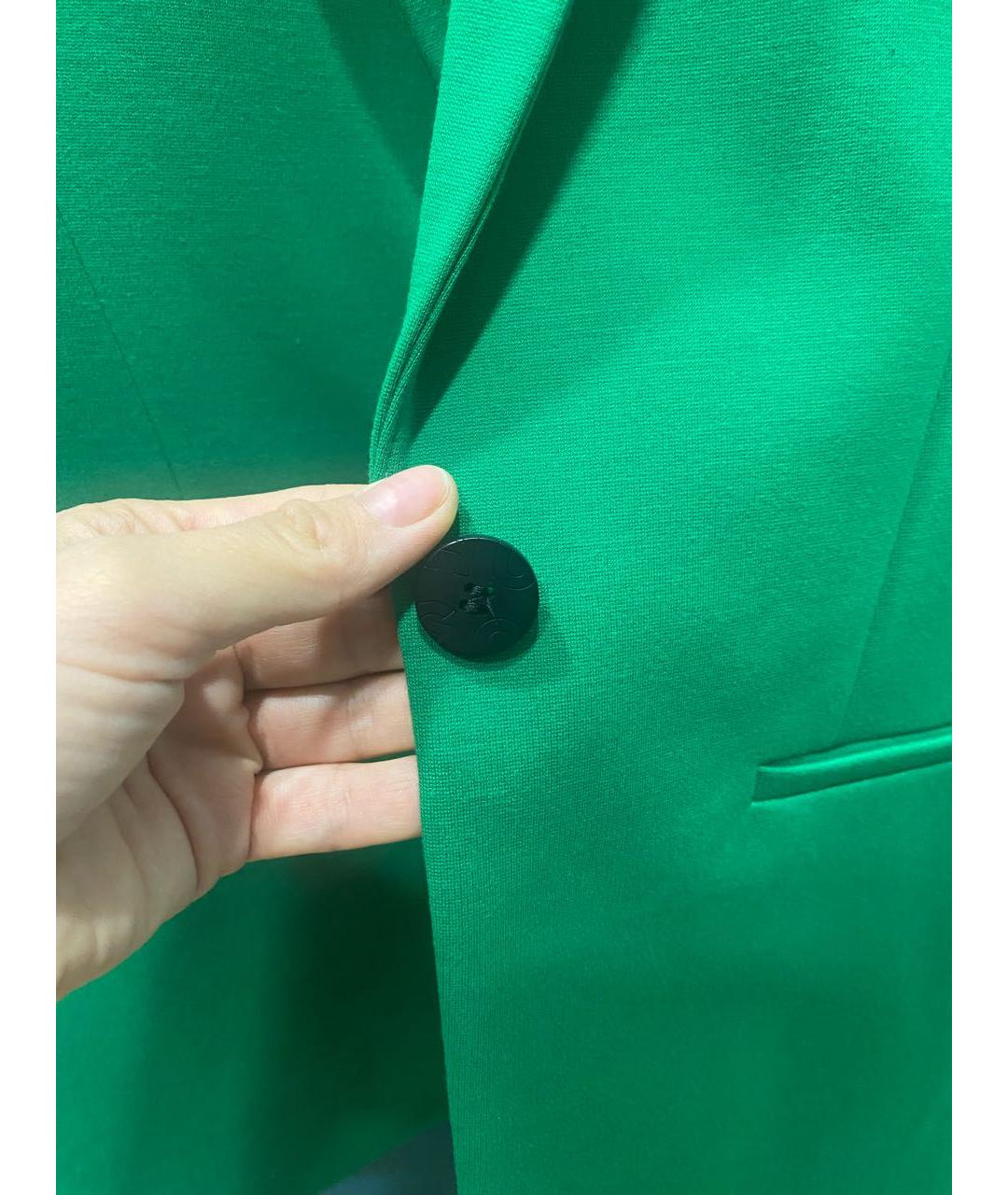 HUGO BOSS Зеленый хлопковый жакет/пиджак, фото 7