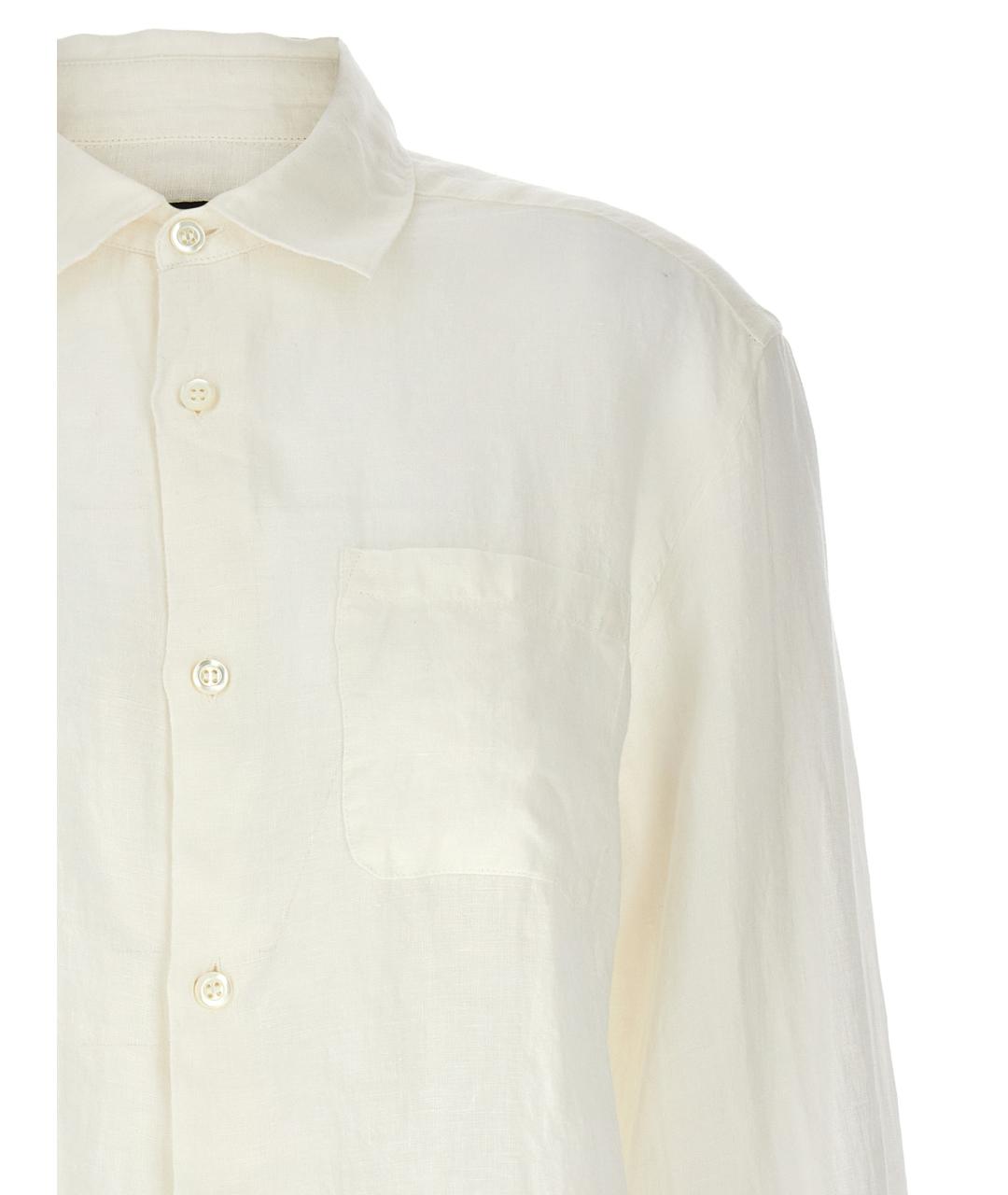 A.P.C. Белая льняная блузы, фото 3