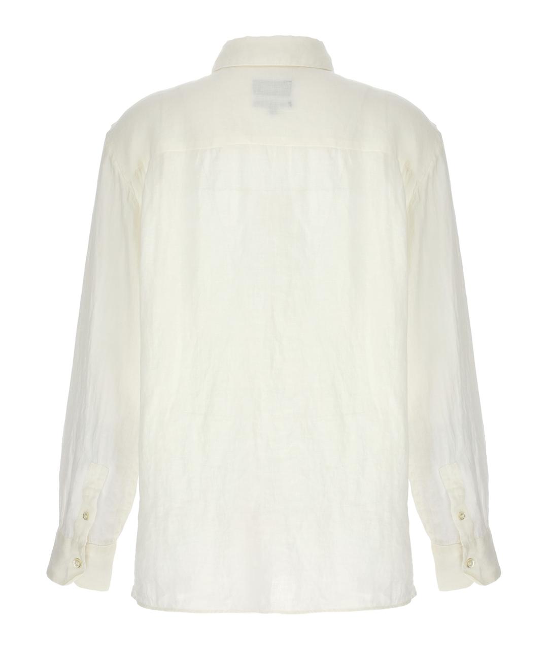 A.P.C. Белая льняная блузы, фото 2