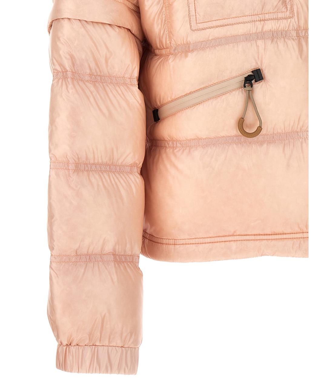 MONCLER GRENOBLE Розовая полиамидовая куртка, фото 5