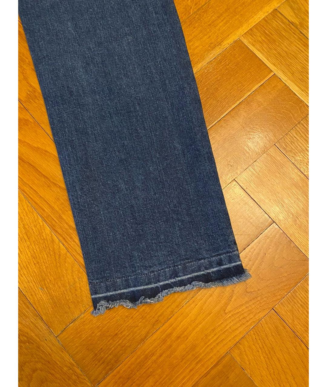 MCQ ALEXANDER MCQUEEN Темно-синие прямые джинсы, фото 7