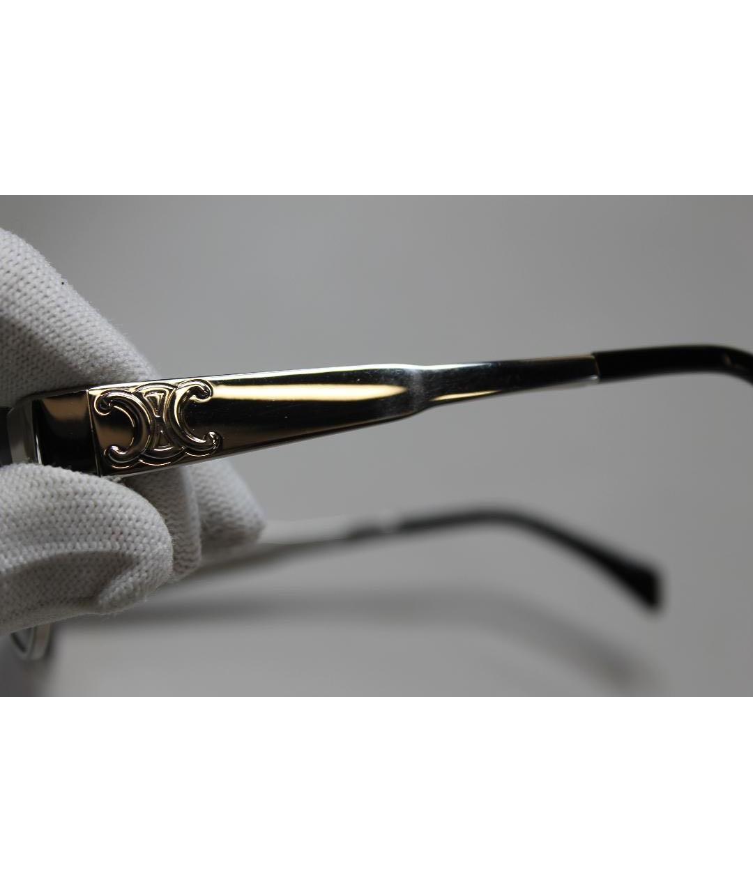 CELINE PRE-OWNED Серебряные солнцезащитные очки, фото 6