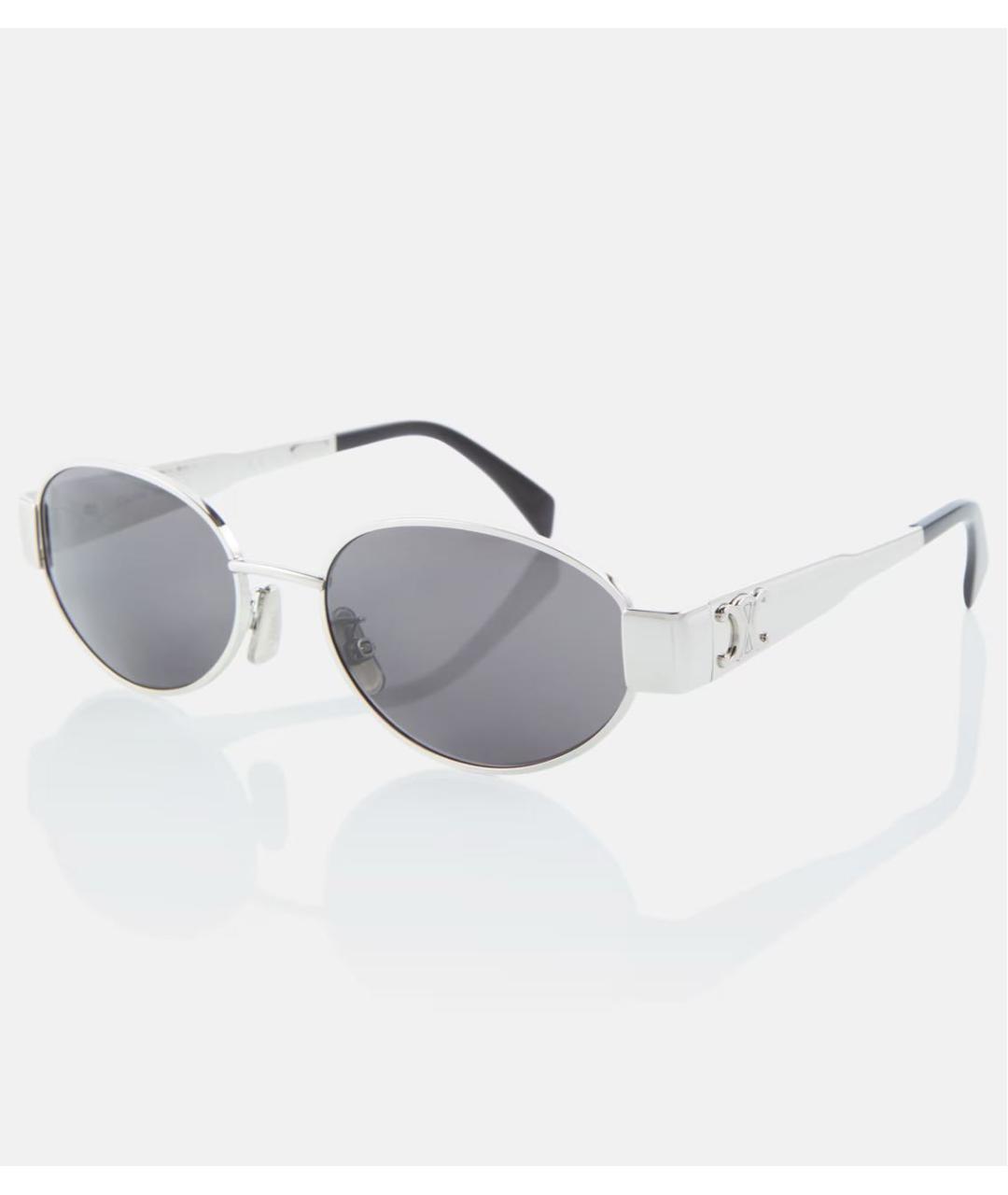 CELINE PRE-OWNED Серебряные солнцезащитные очки, фото 2