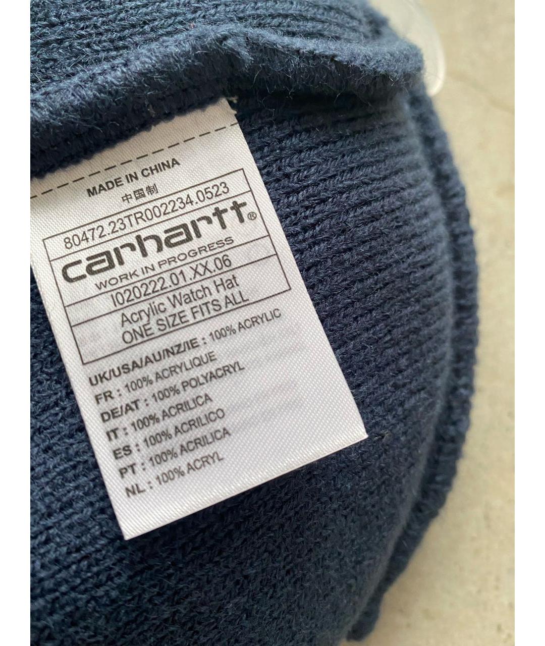 CARHARTT WIP Синяя шапка, фото 5