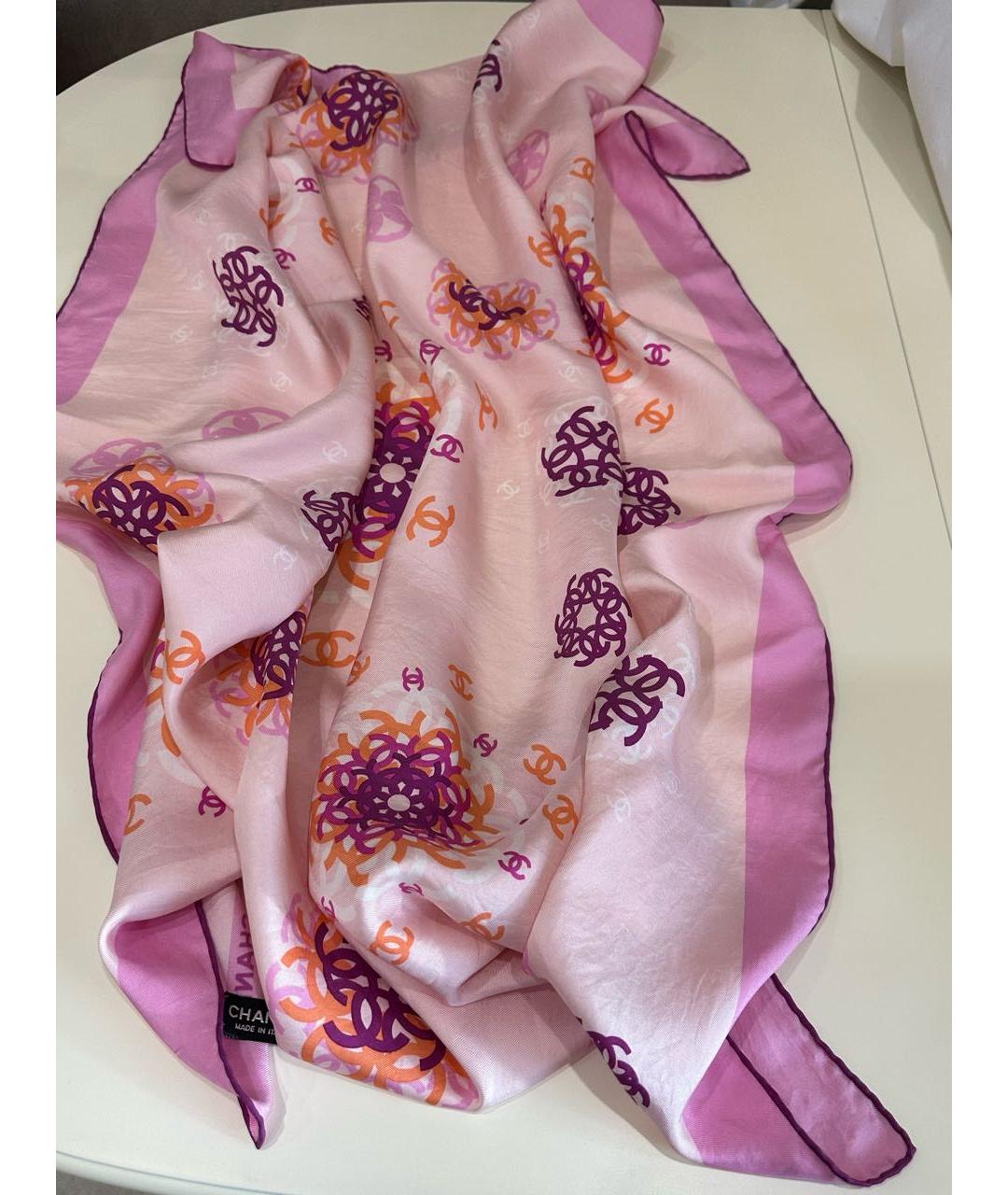 CHANEL Мульти шелковый платок, фото 6