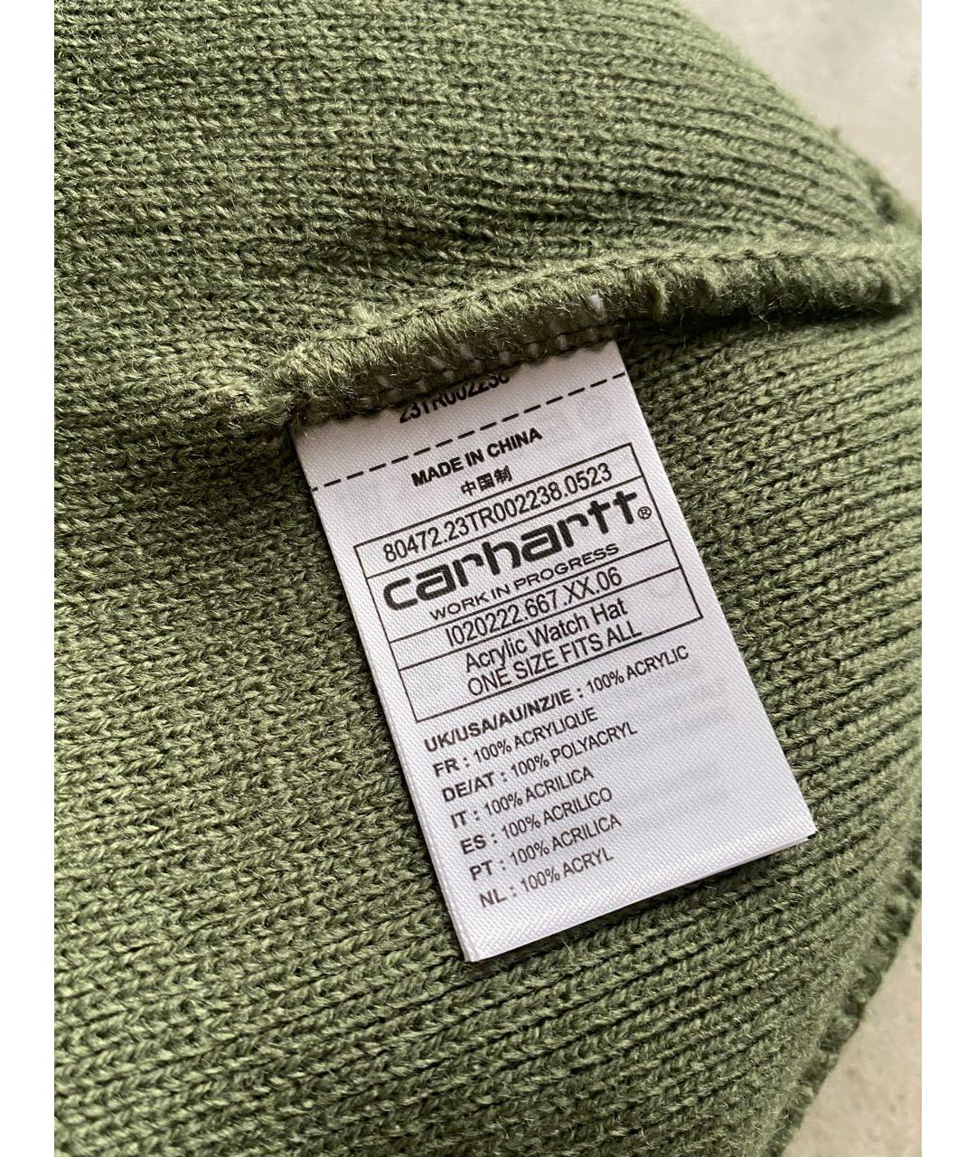 CARHARTT WIP Зеленая шапка, фото 5