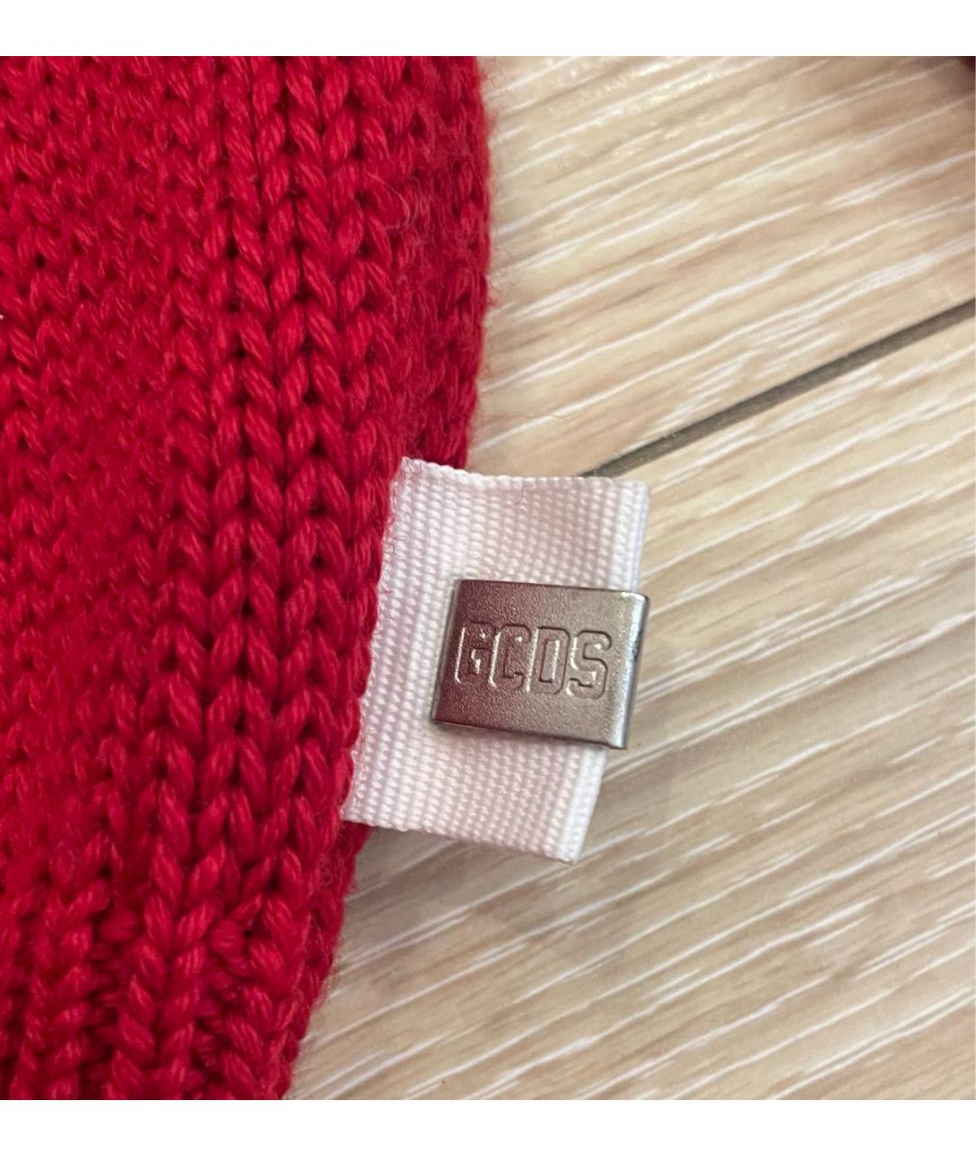 GCDS Красный шерстяной джемпер / свитер, фото 5