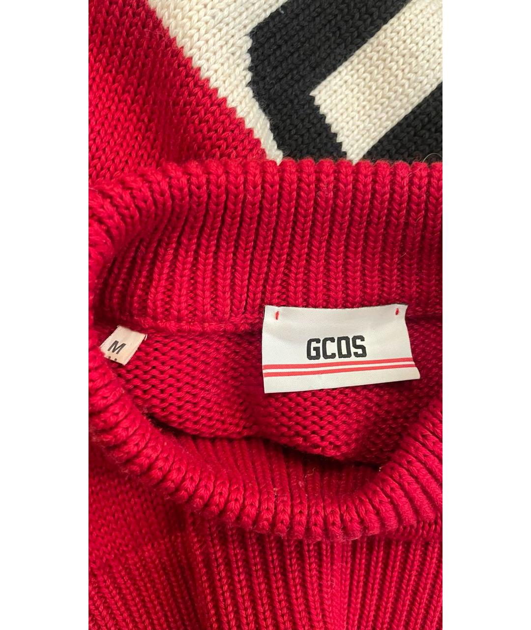 GCDS Красный шерстяной джемпер / свитер, фото 3