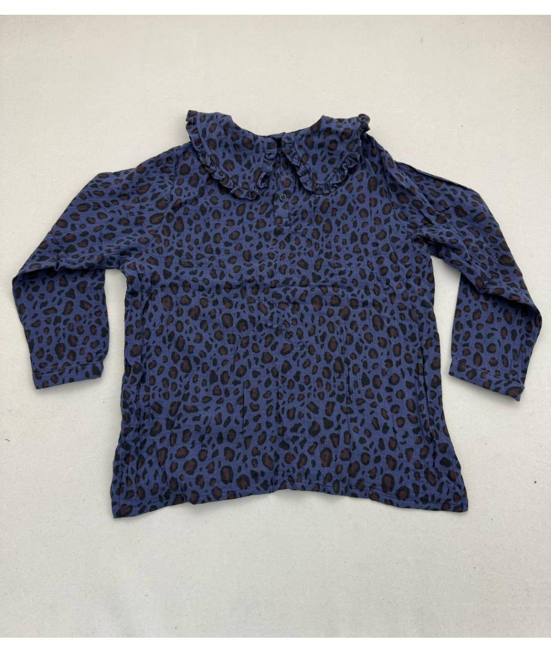 TINY COTTONS Темно-синяя хлопковая рубашка/блузка, фото 2