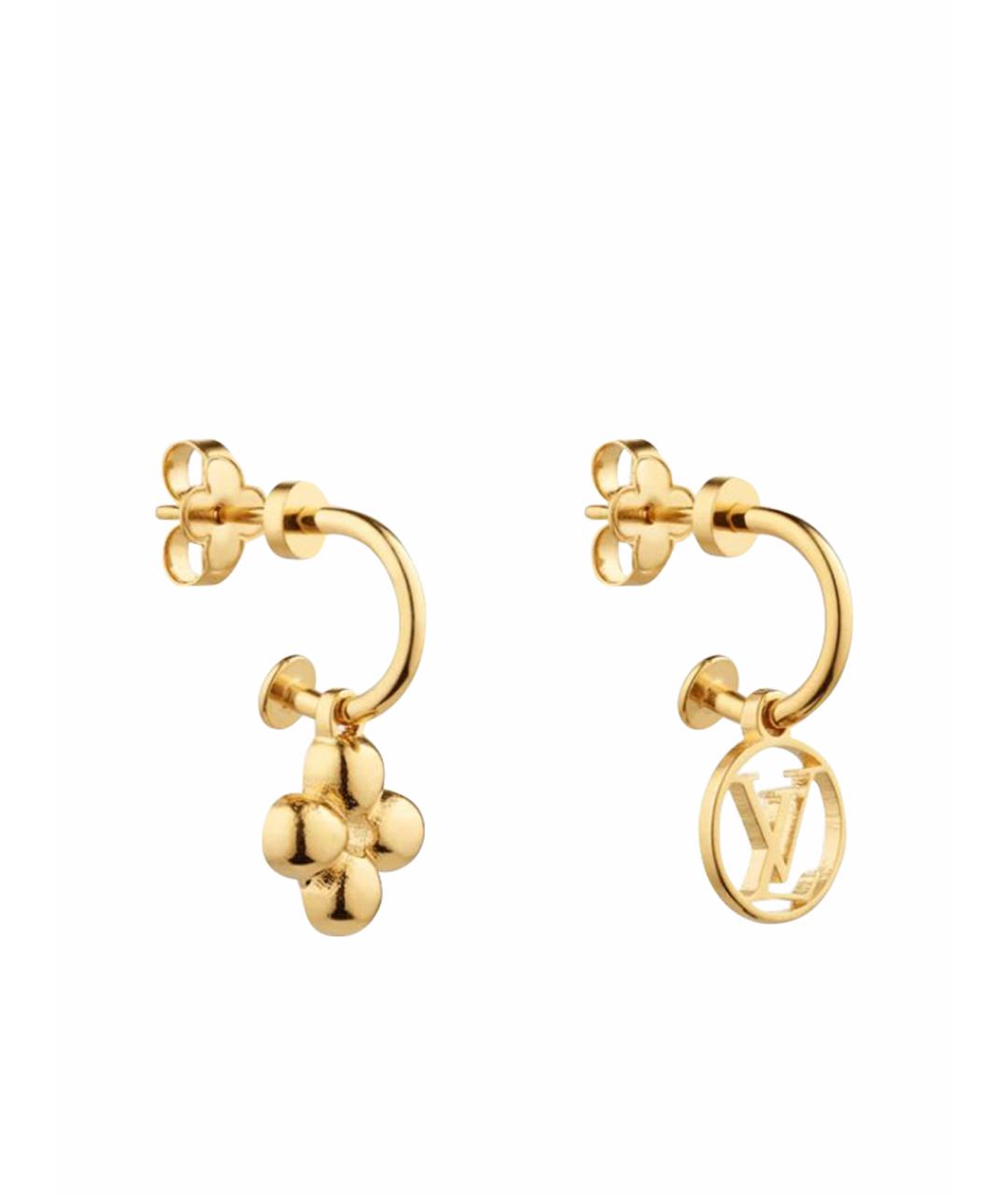 LOUIS VUITTON Золотые серьги, фото 1
