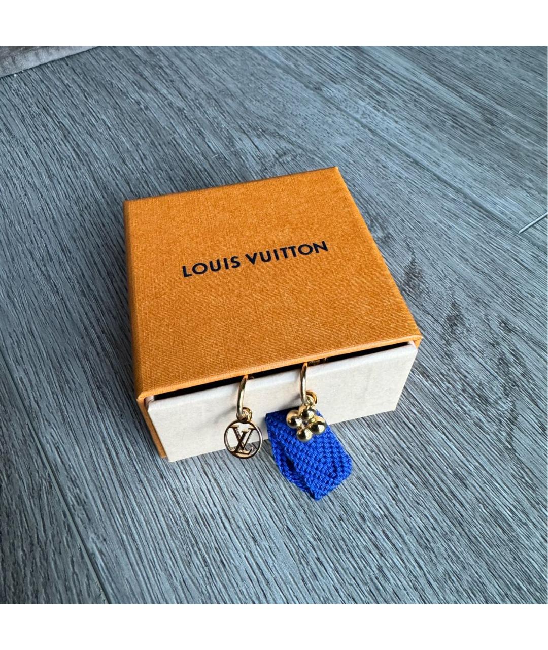 LOUIS VUITTON Золотые серьги, фото 5