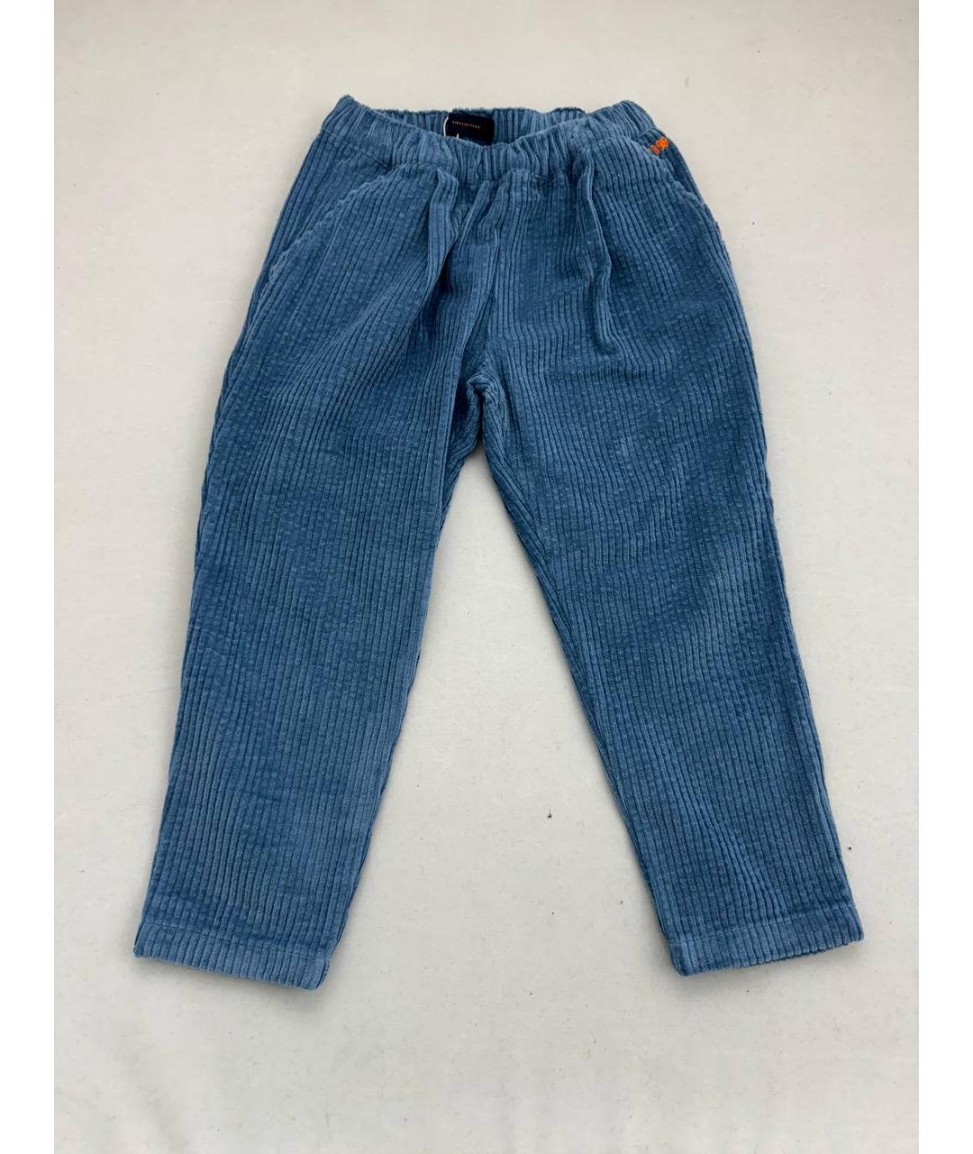TINY COTTONS Голубые хлопковые брюки и шорты, фото 5