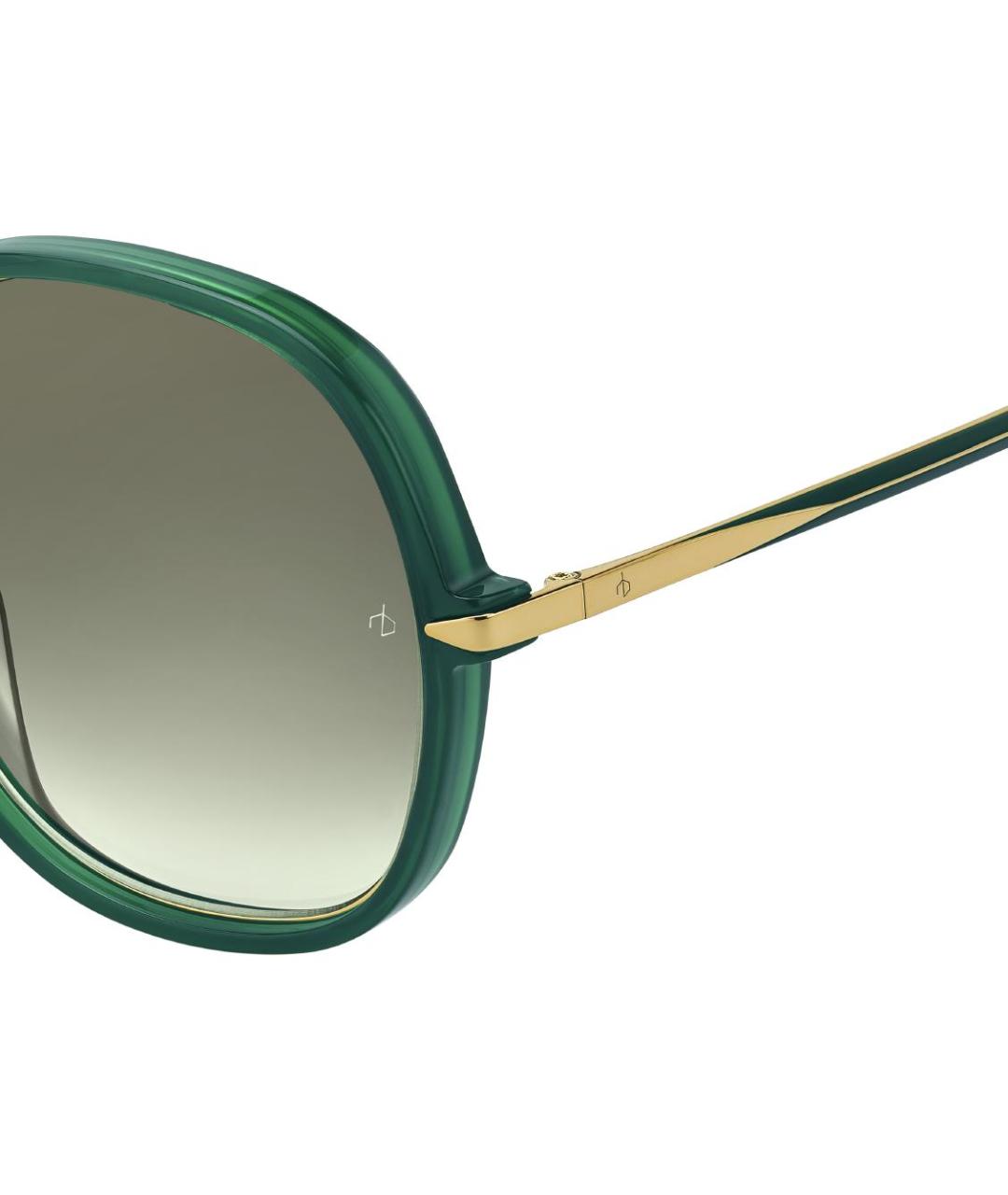 RAG&BONE Зеленые пластиковые солнцезащитные очки, фото 4