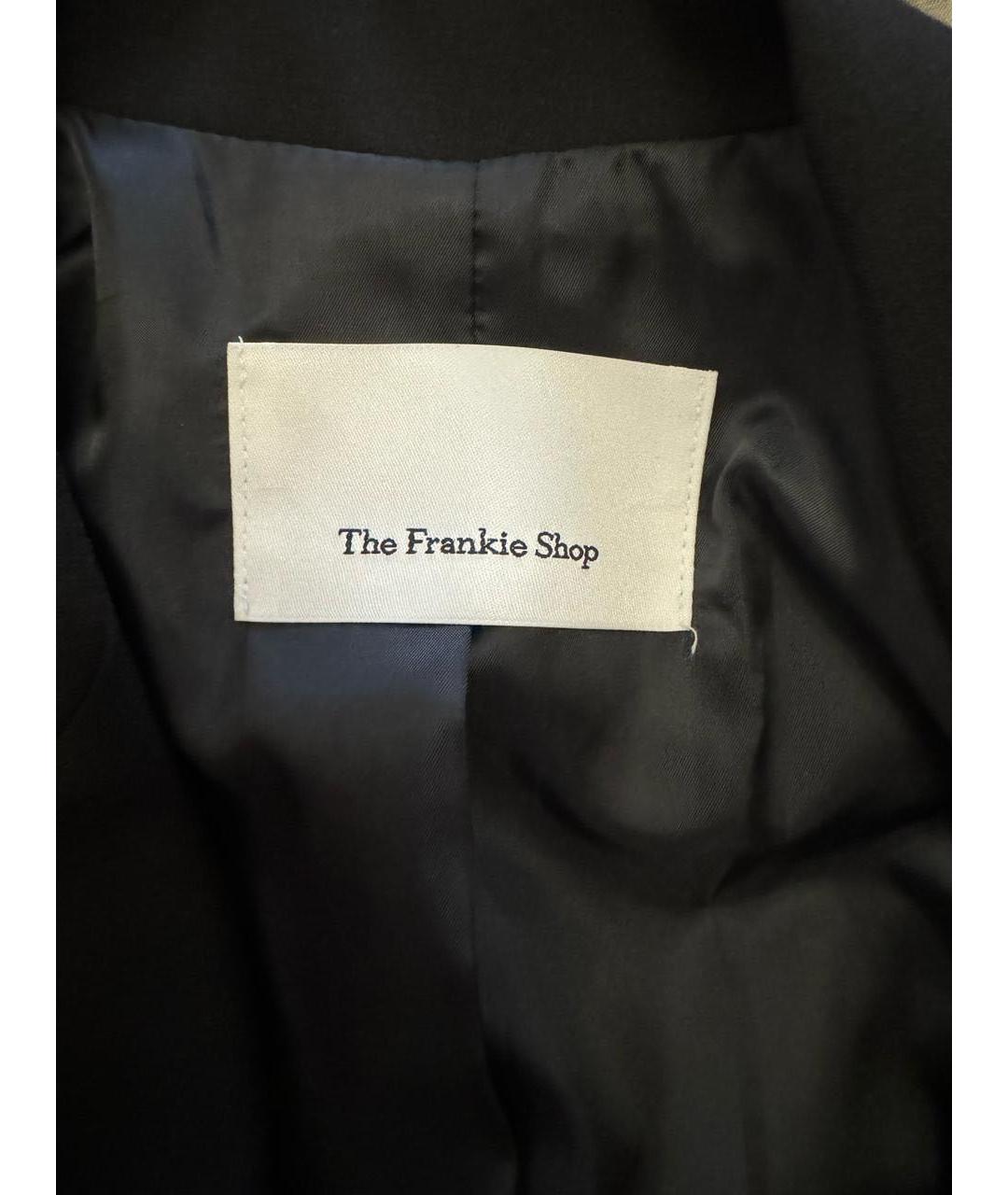 THE FRANKIE SHOP Черный полиэстеровый жакет/пиджак, фото 4