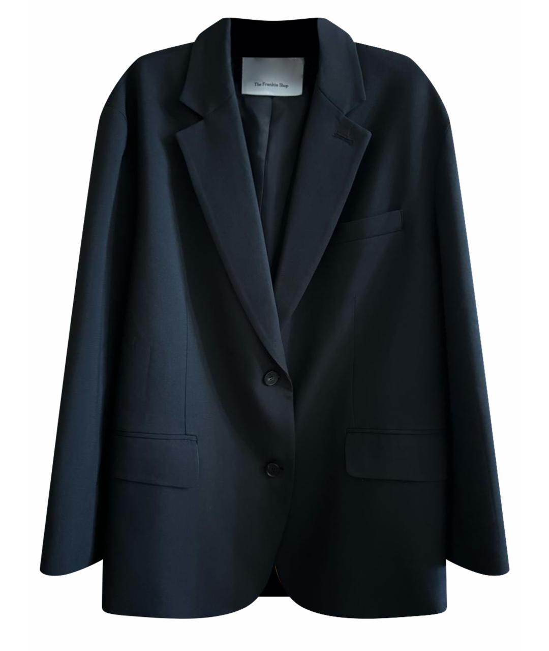 THE FRANKIE SHOP Черный полиэстеровый жакет/пиджак, фото 1