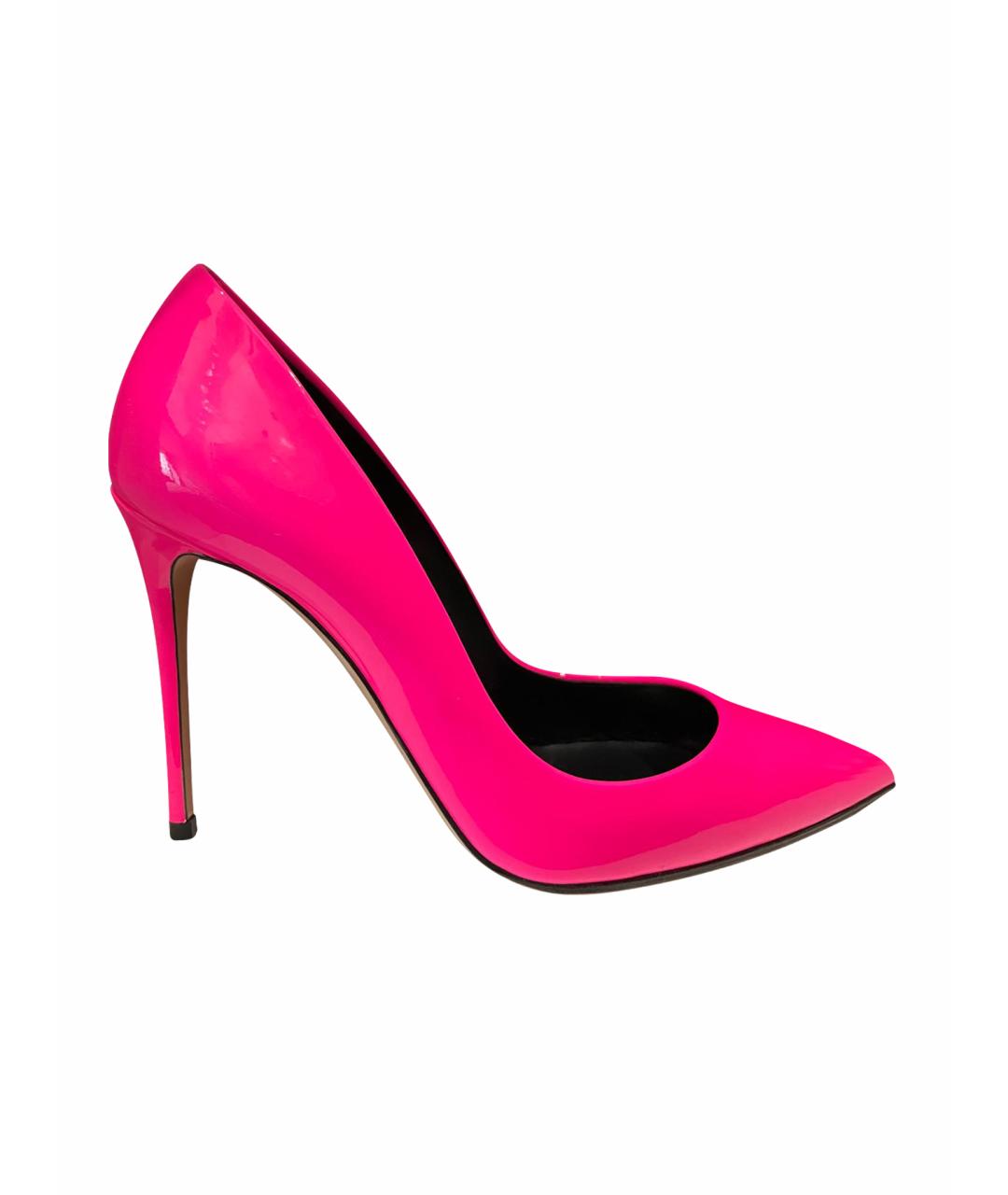 CASADEI Розовые туфли из лакированной кожи, фото 1