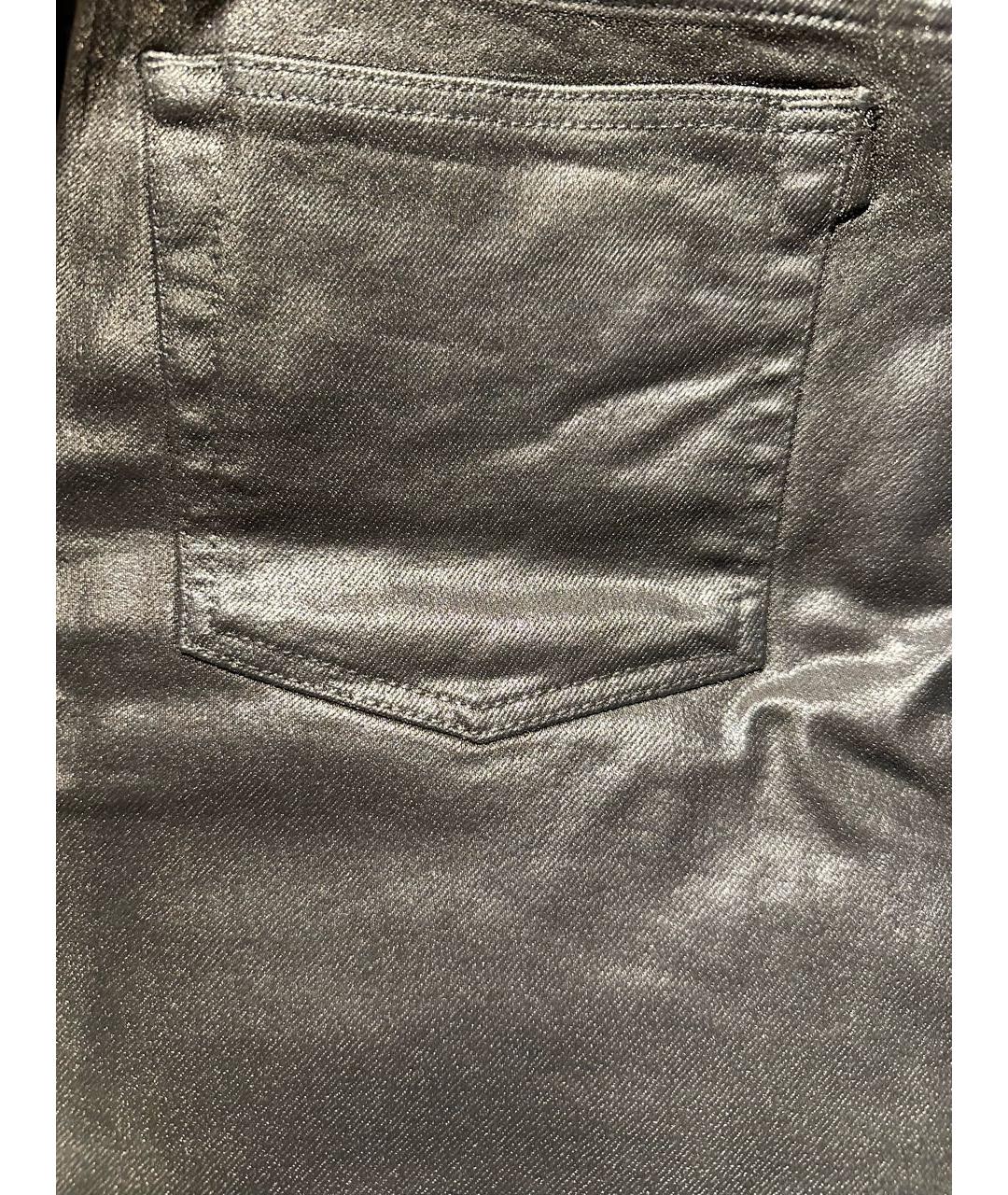 3X1 Черные хлопко-лиоцелловые джинсы клеш, фото 8