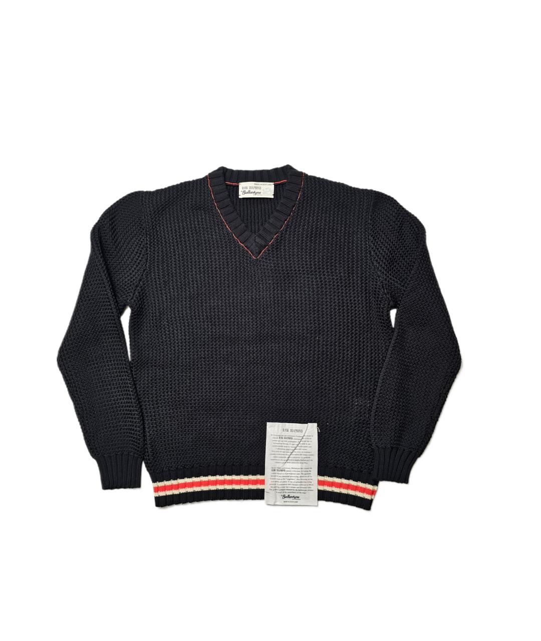 BALLANTYNE Черный хлопковый джемпер / свитер, фото 6