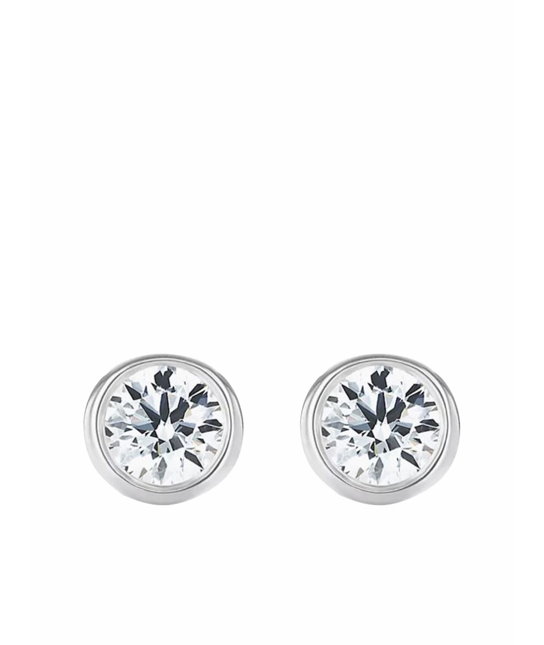 TIFFANY&CO Серебряные платиновые серьги, фото 1