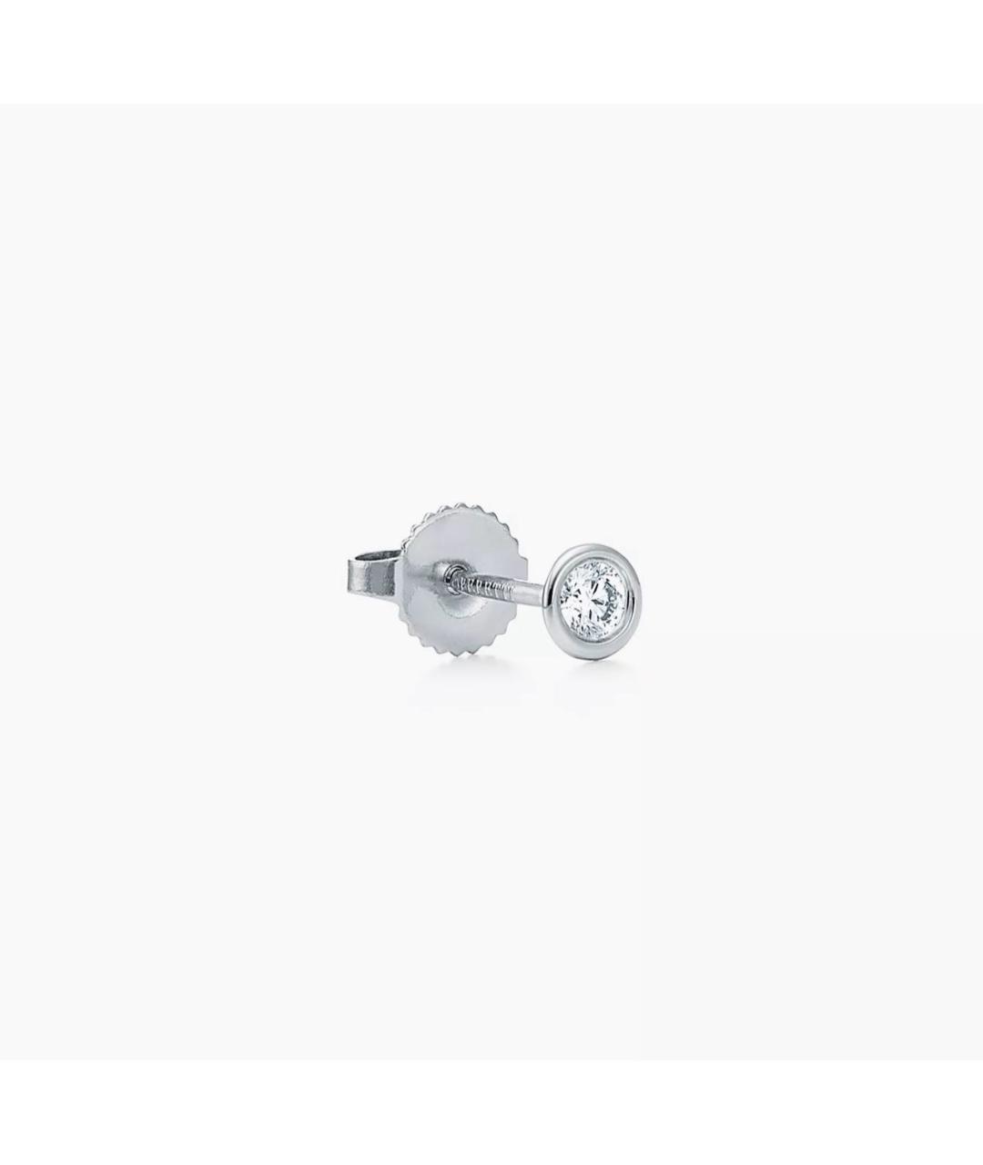 TIFFANY&CO Серебряные платиновые серьги, фото 8