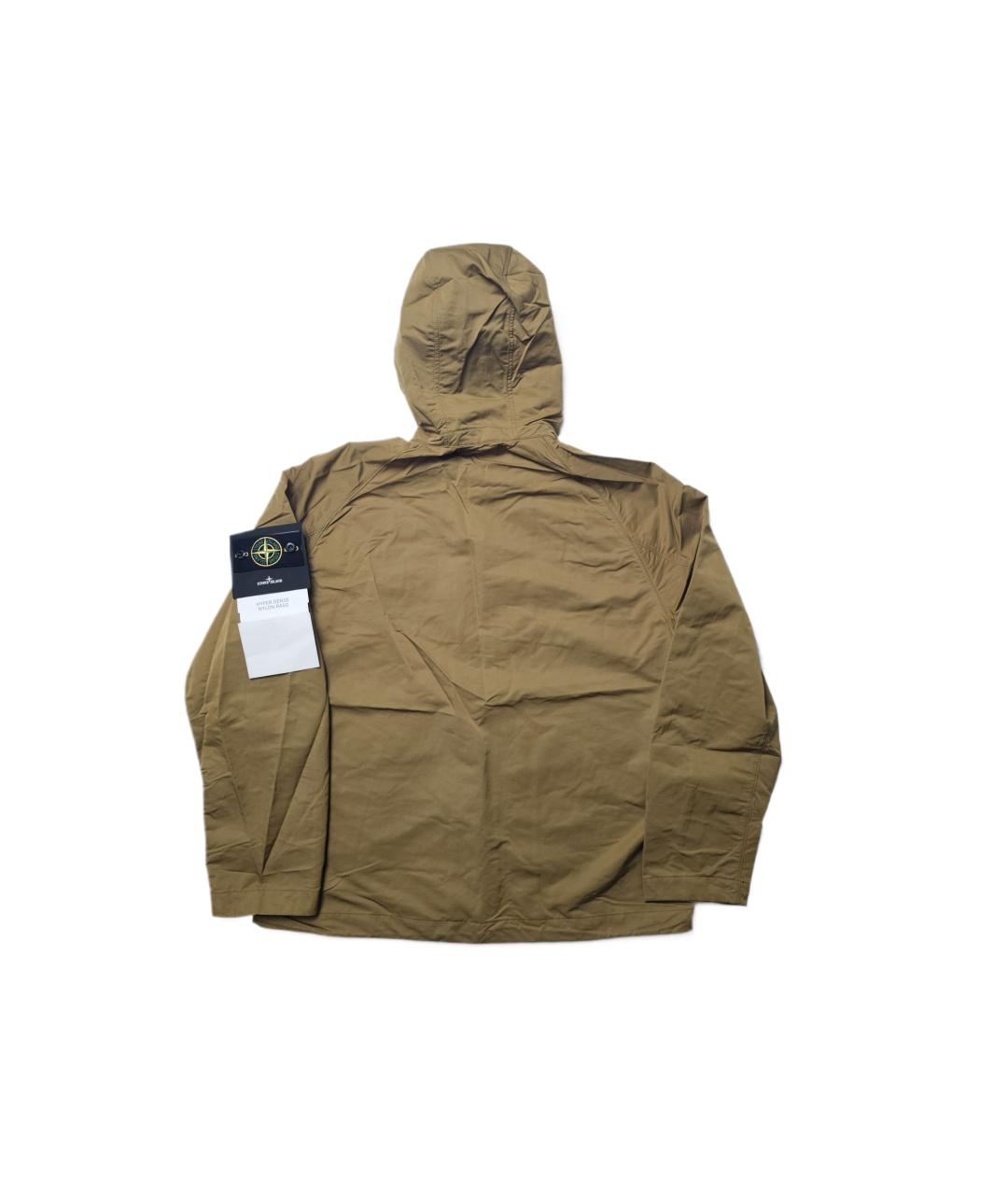 STONE ISLAND Коричневая полиамидовая куртка, фото 3