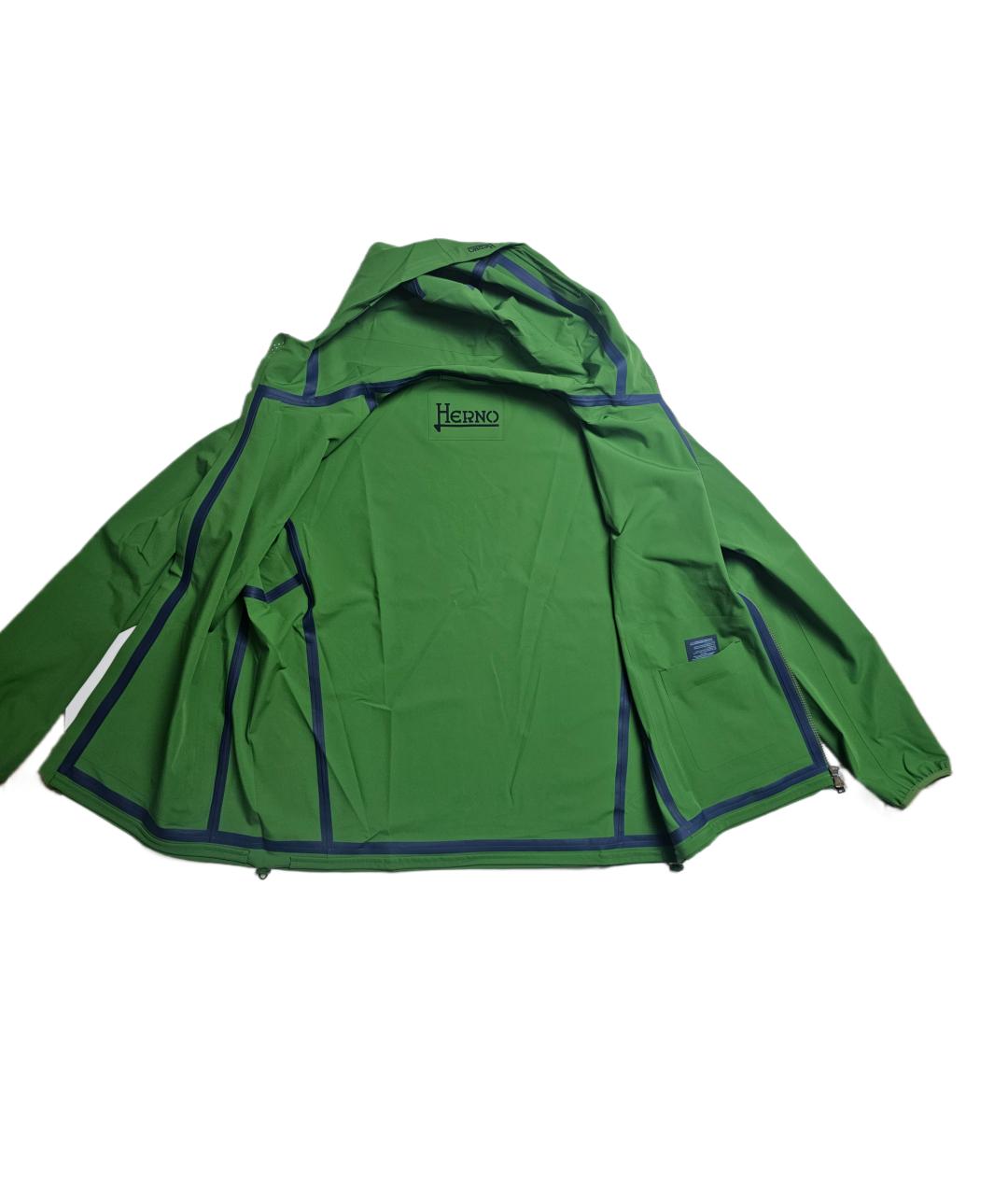 HERNO Зеленая полиамидовая куртка, фото 3