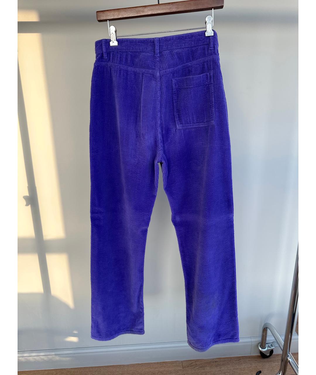 CHLOE Фиолетовые хлопковые прямые джинсы, фото 2