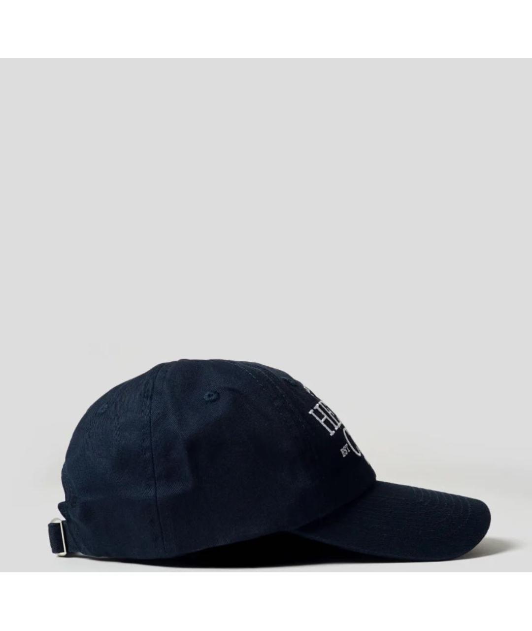 SPORTY AND RICH Темно-синяя хлопковая кепка, фото 3